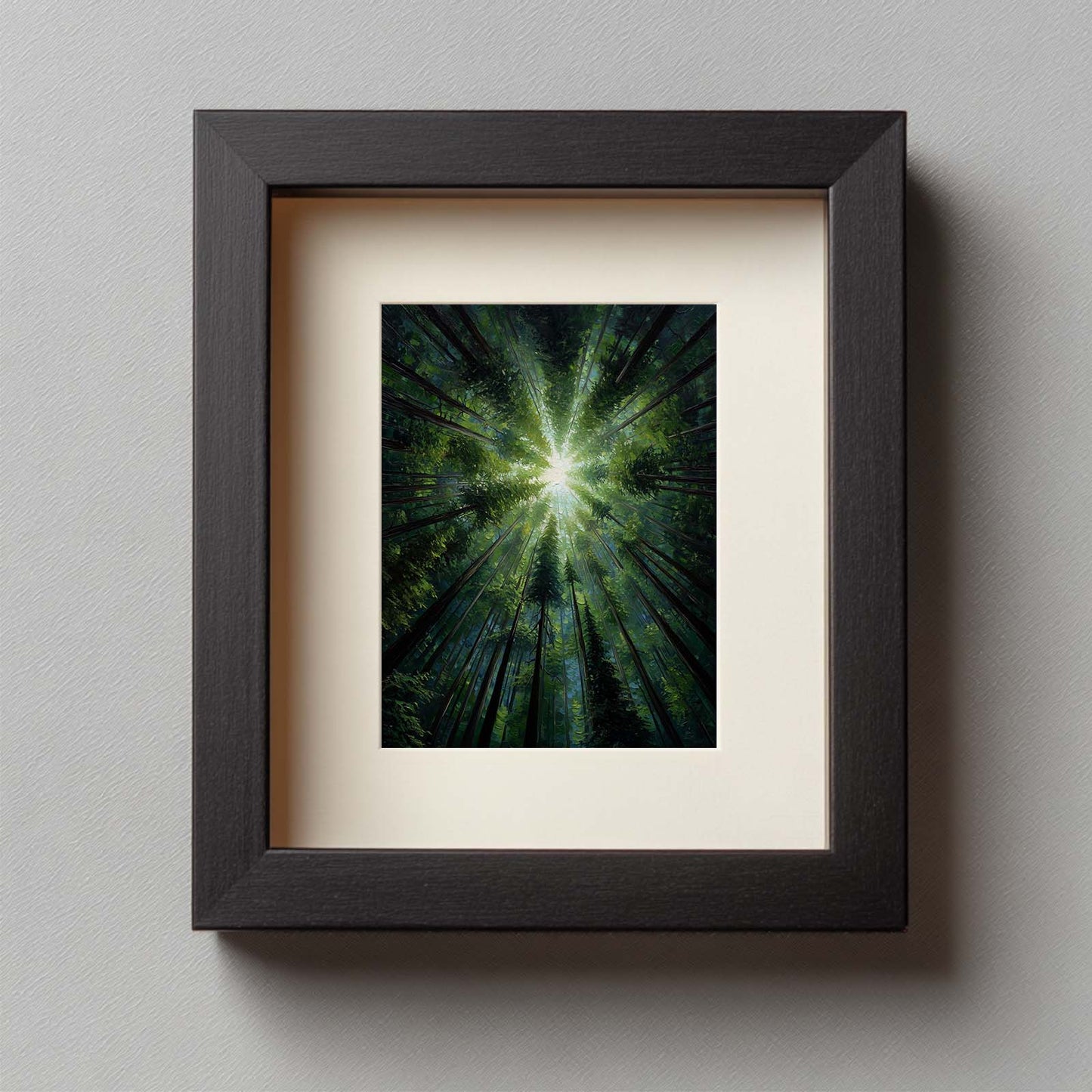 Abstract Landscape Sunlight Forest Canvas Painting – Wall Art for Living Room Bedroom Decoration, Poster Print, Frameless