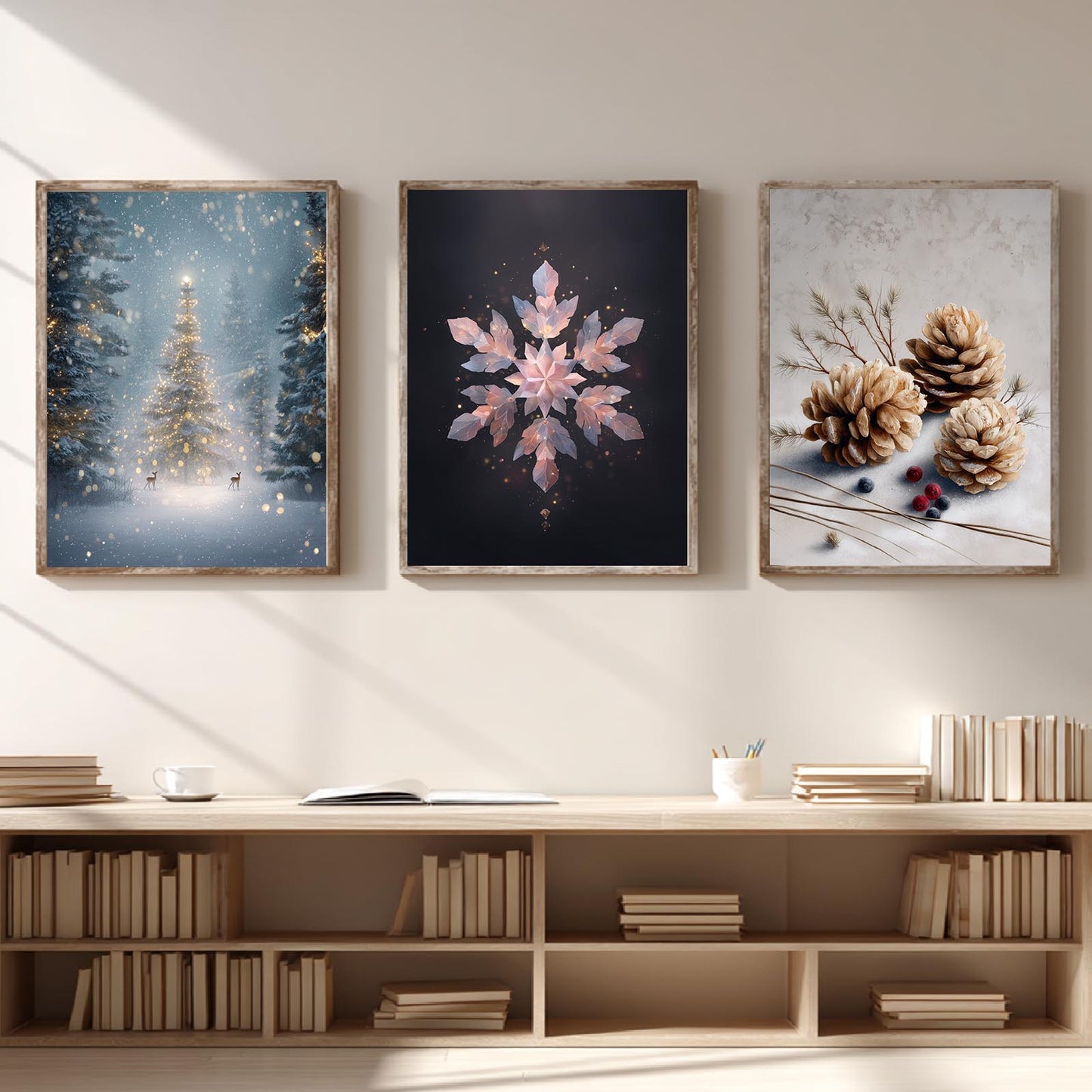 Christmas Winter Theme Abstract