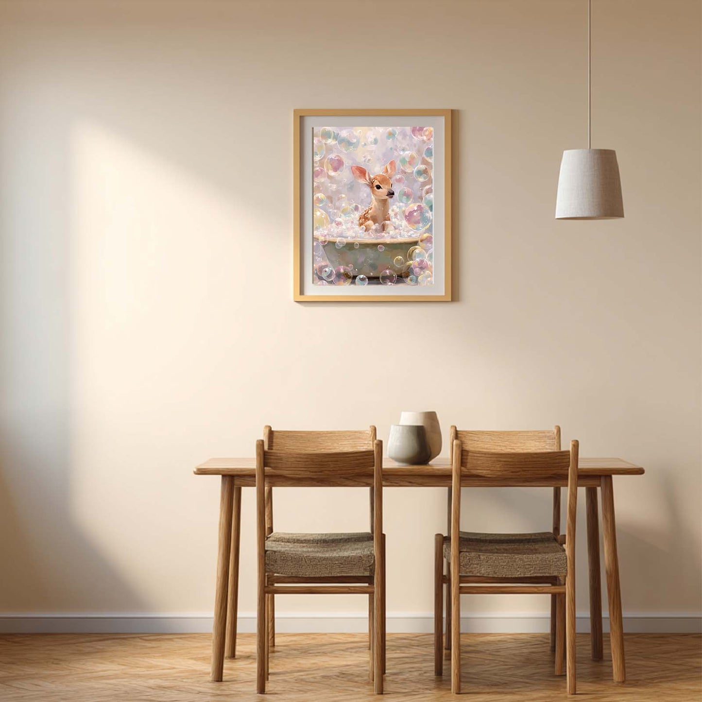 Canvas Painting Modern Funny Deer Animal Wall Art Pictures for Living Room Bedroom Decoration Canvas Pictures Poster Frameless