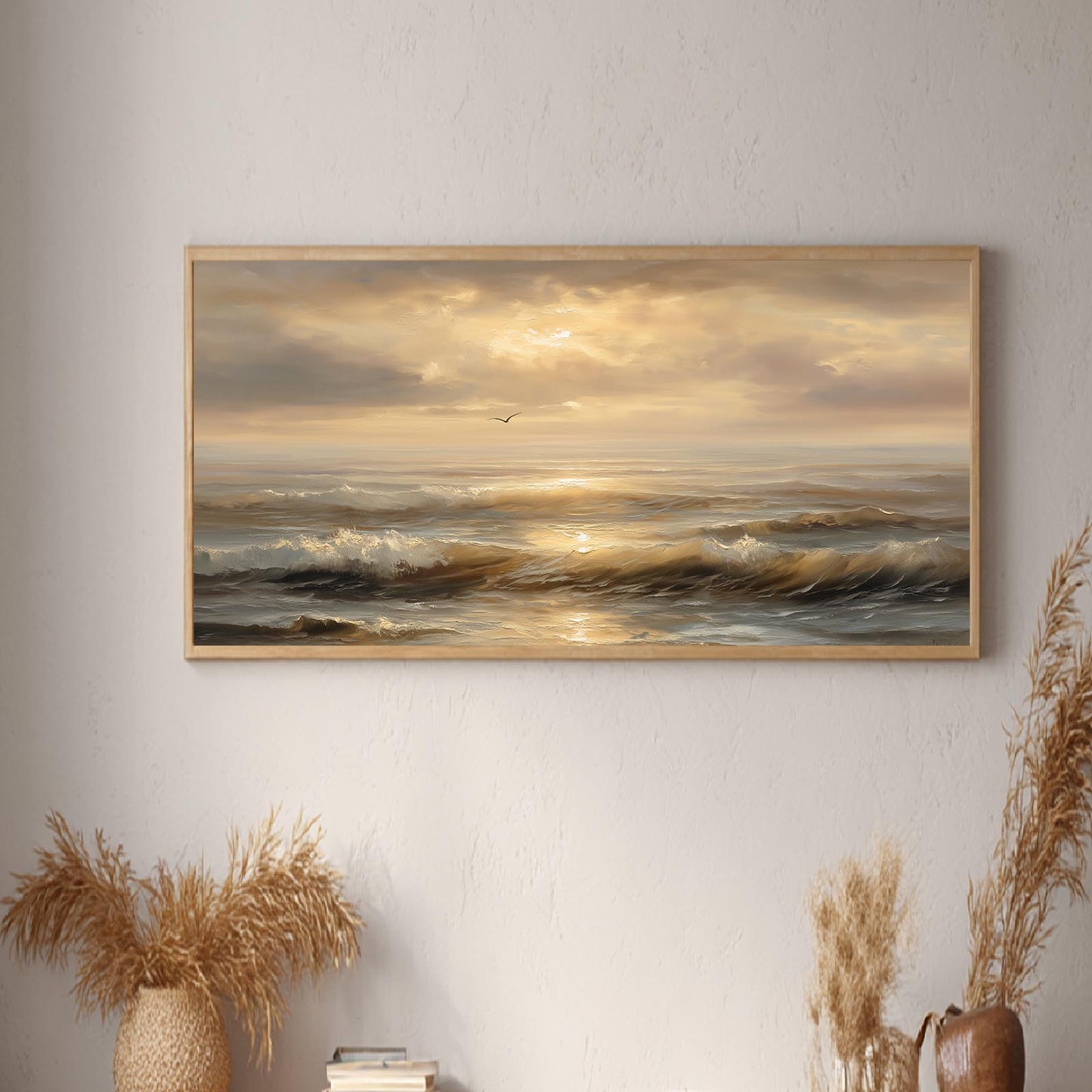 Abstract Landscape Sunshine and Sea