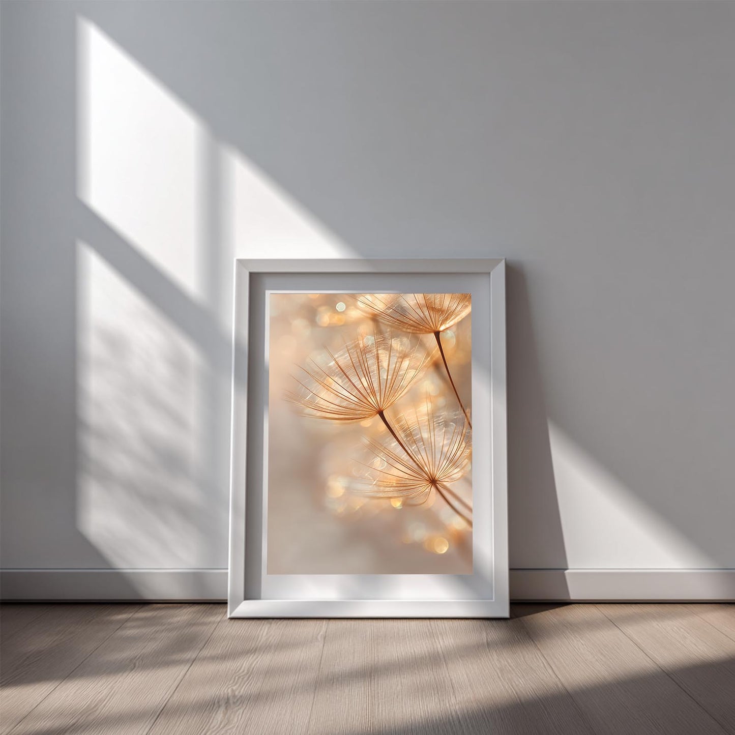 Modern Beige Dandelion Pampas Grass