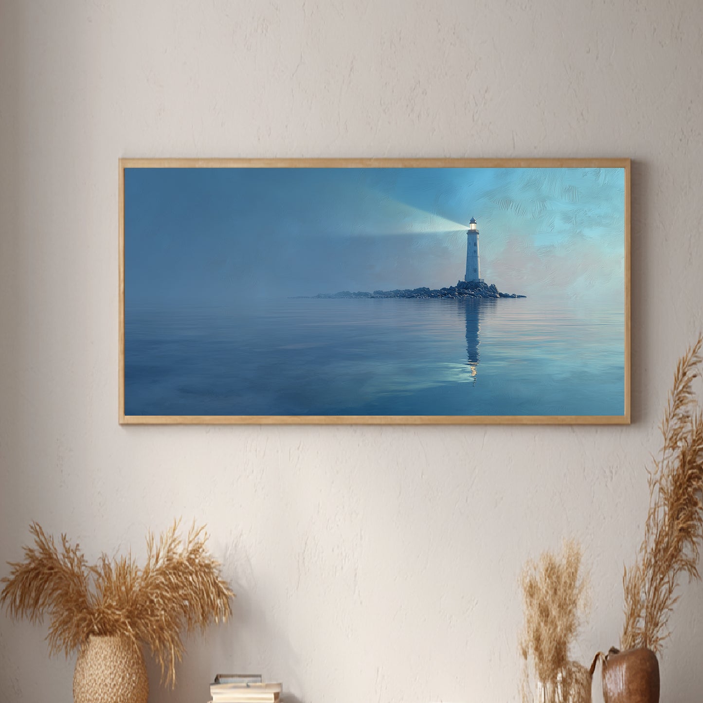 Abstract Landscape The Sea Lighthouse