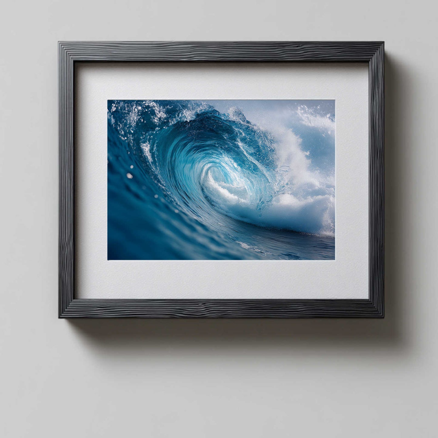 Modern Blue Sea Waves