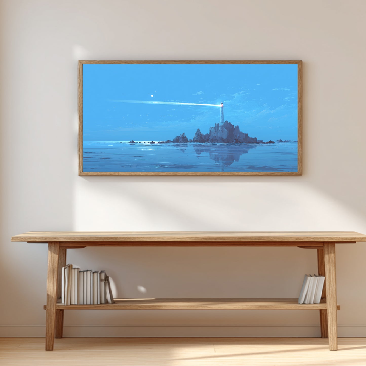 Abstract Landscape The Sea Lighthouse