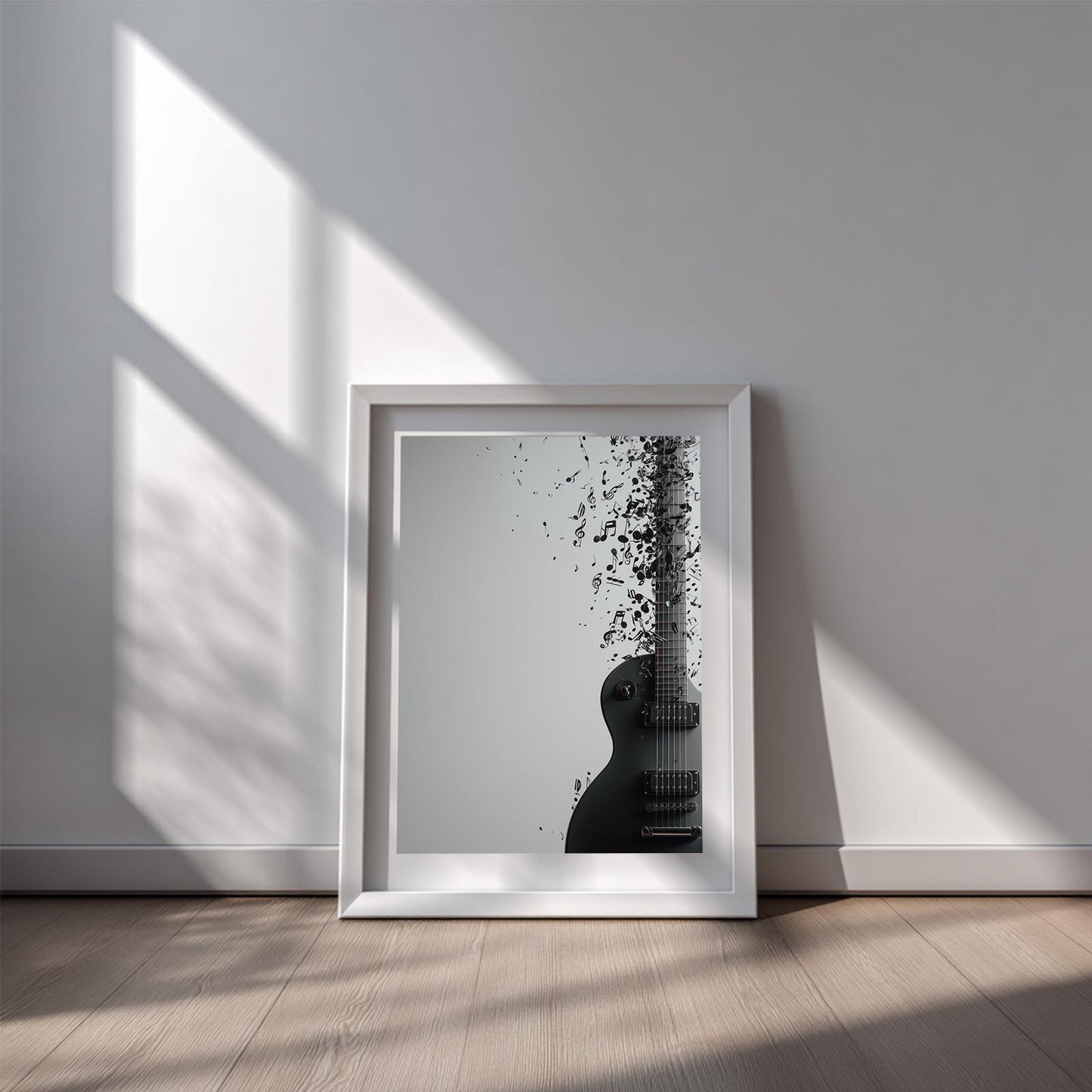 Abstract Black and White Music