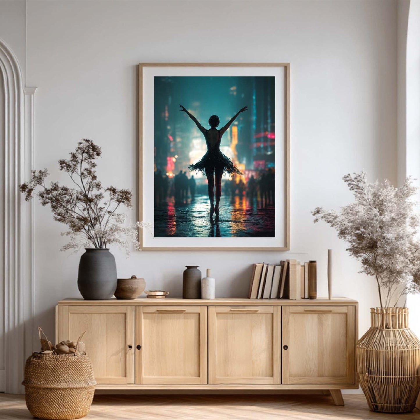 Modern Ballet In The Rain Abstract