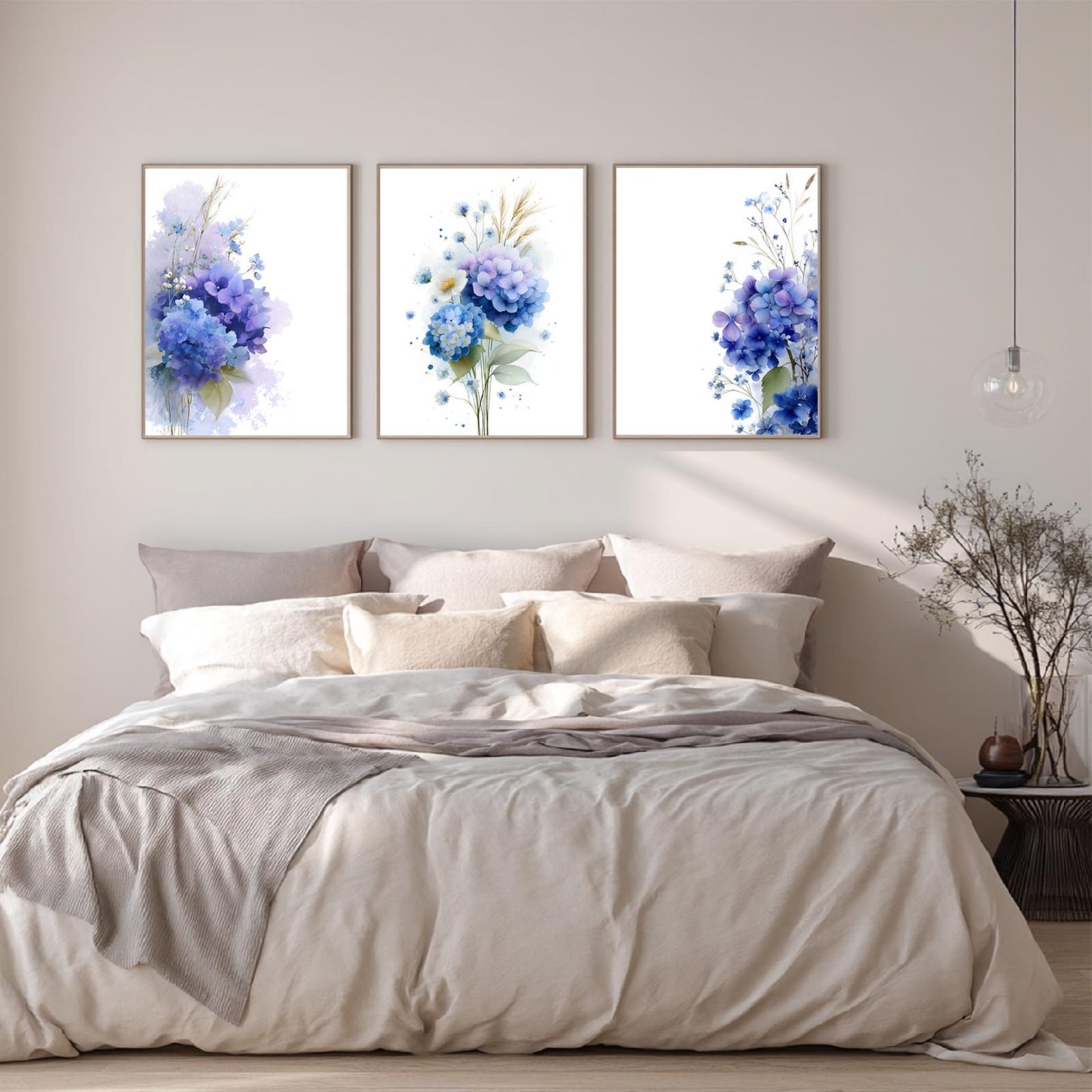 Blue Floral Hydrangea Plant