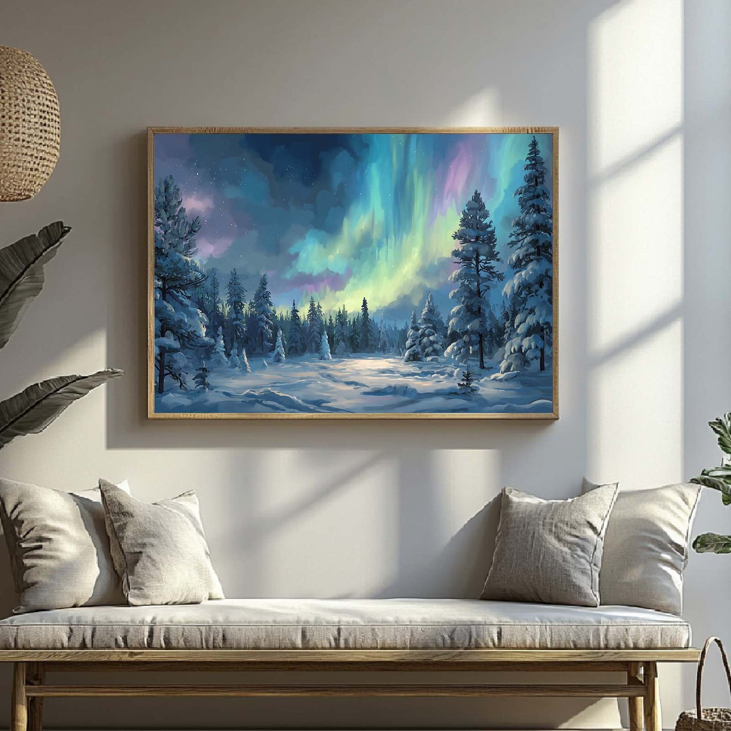 Abstract Landscape Aurora