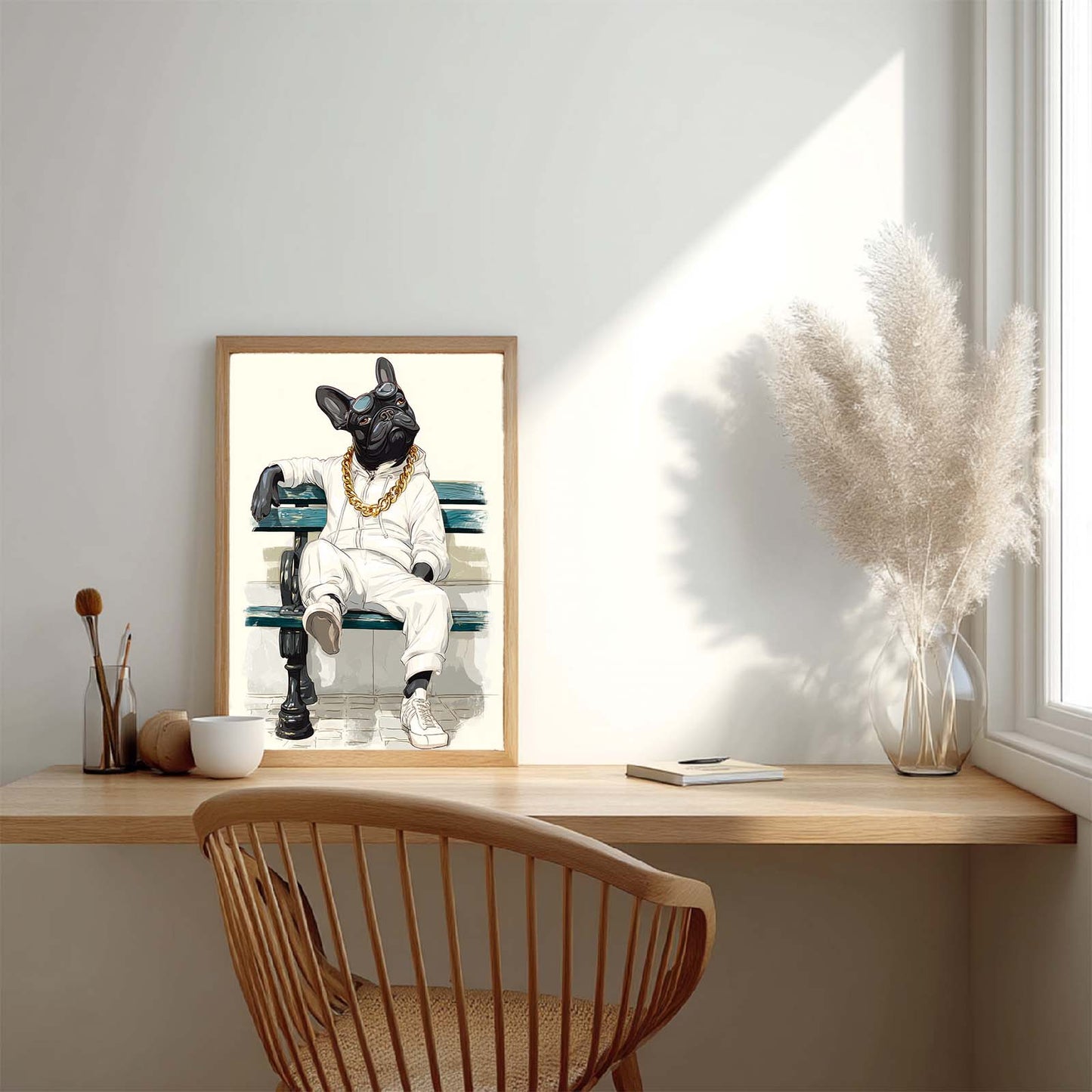 Abstract Funny Animals French Bulldog
