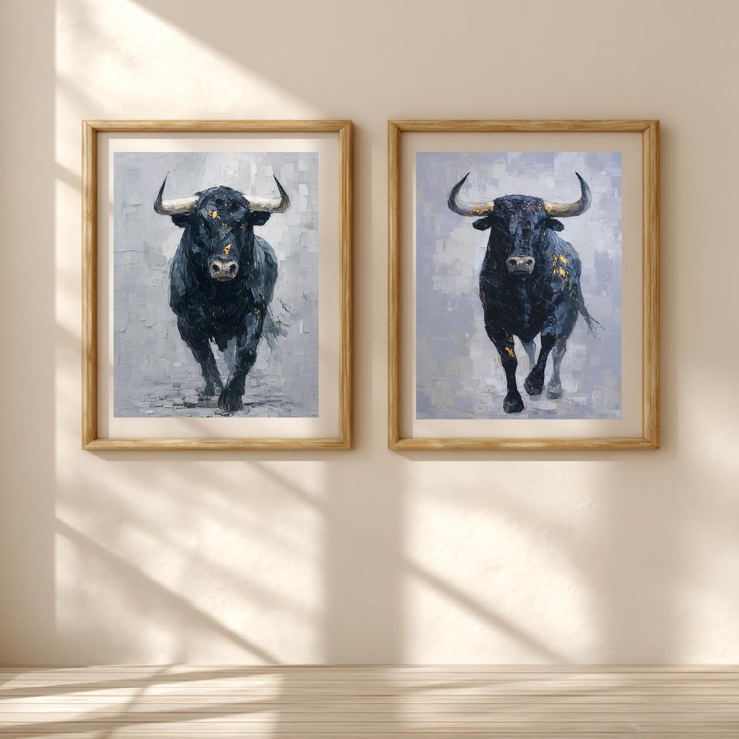Abstract Animal Cow Black and White