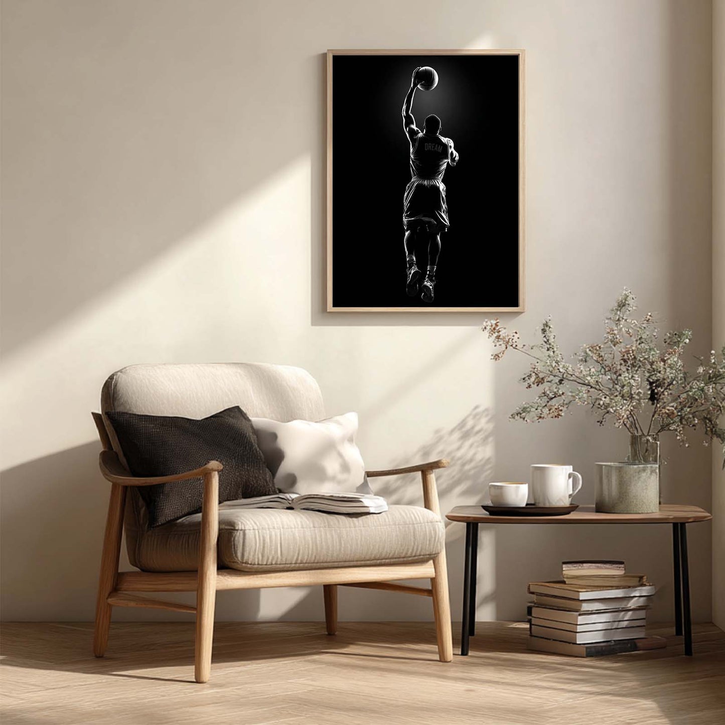 Black White Basketball Sport