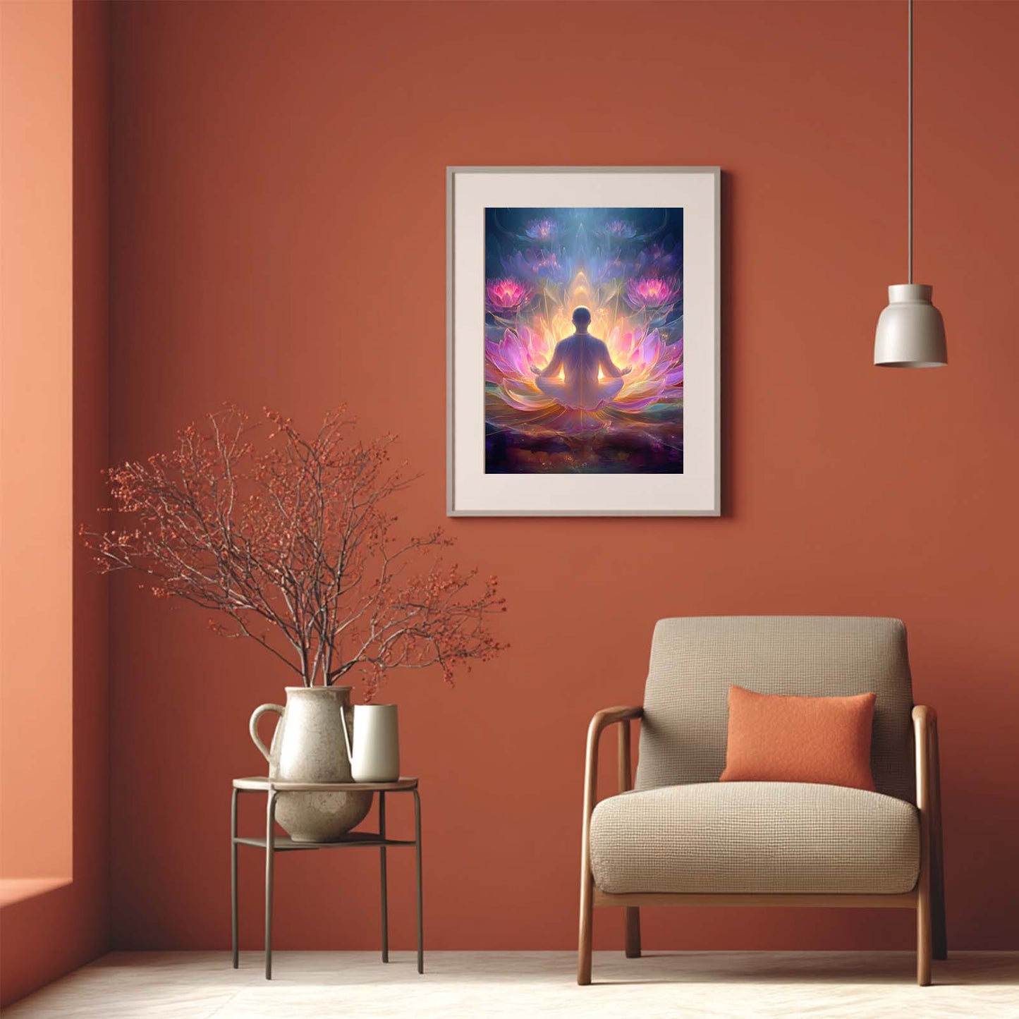Abstract Buddha Meditation