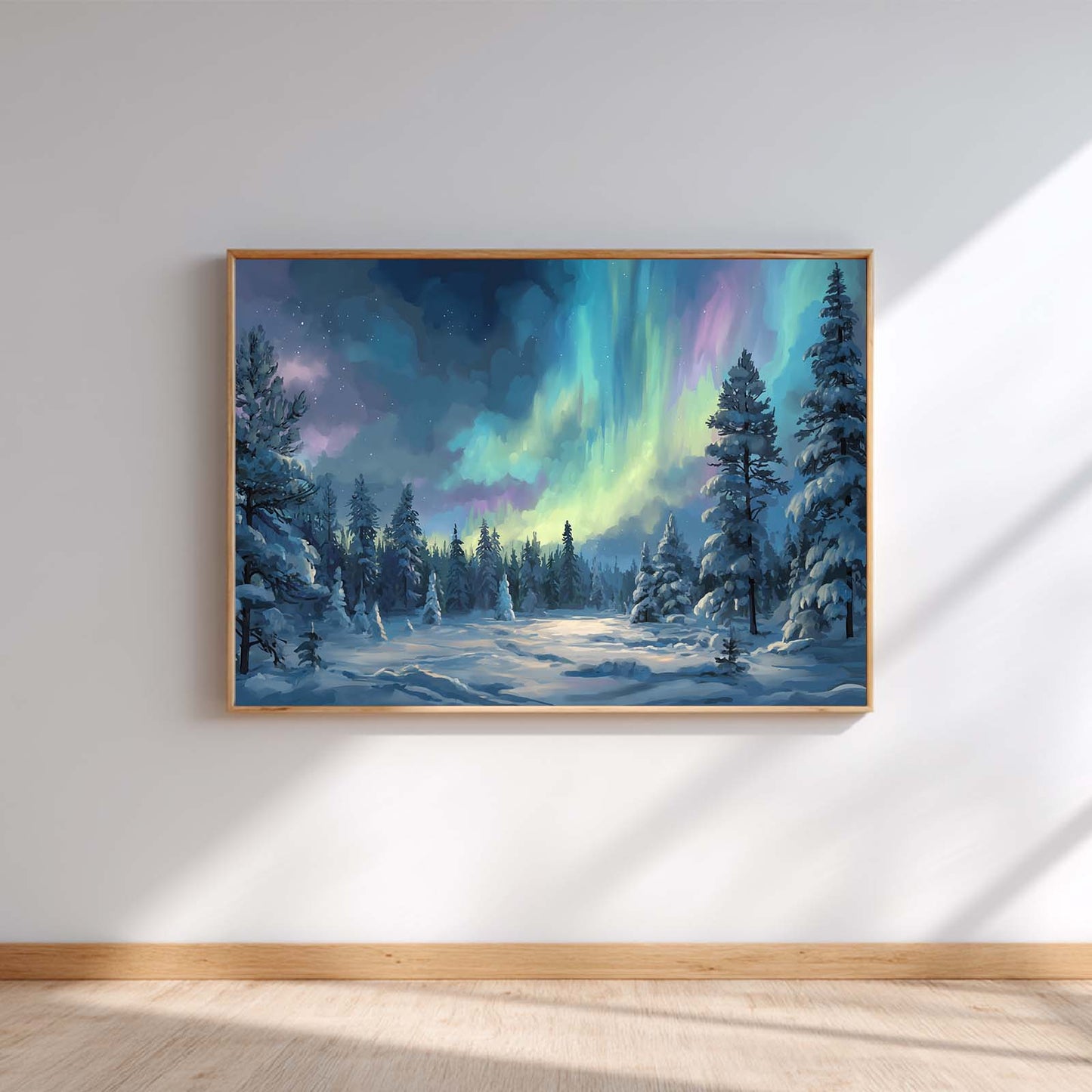 Abstract Landscape Aurora