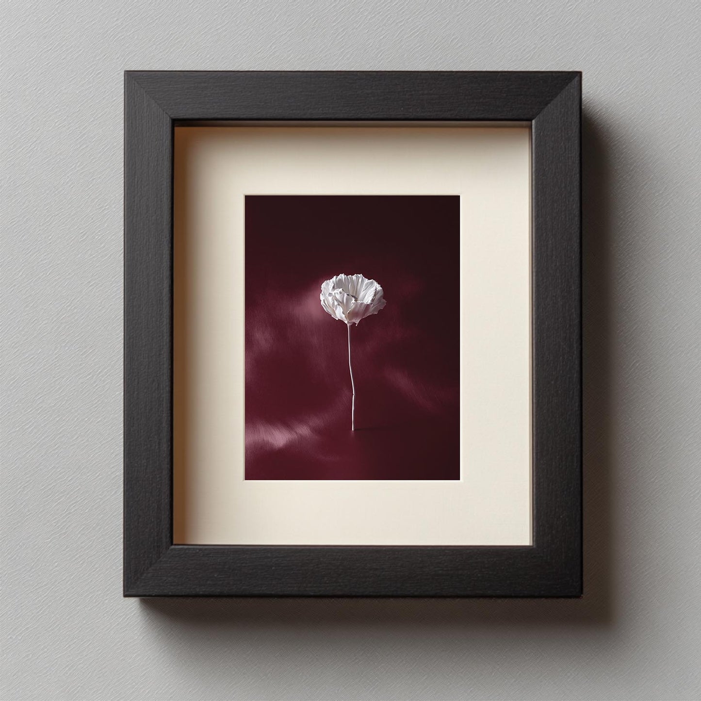 Abstract Plants White Flower