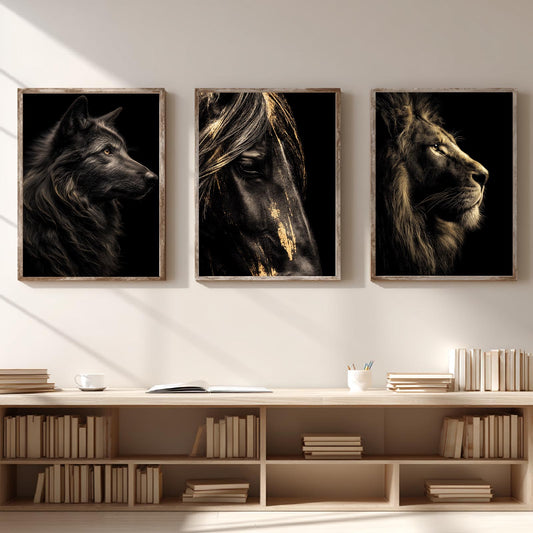 Animal Portraits Minimalist Abstract