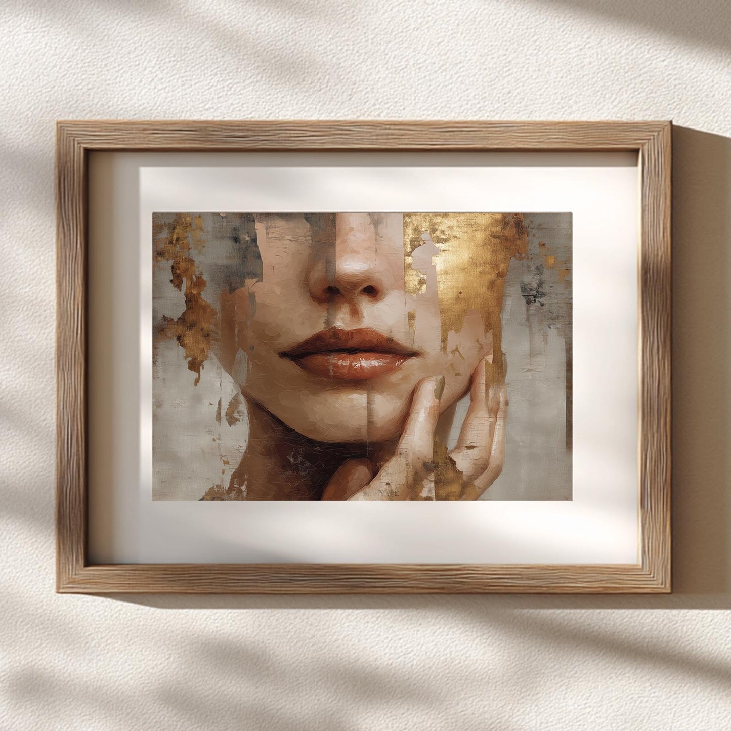 Abstract Beautiful Woman Portrait