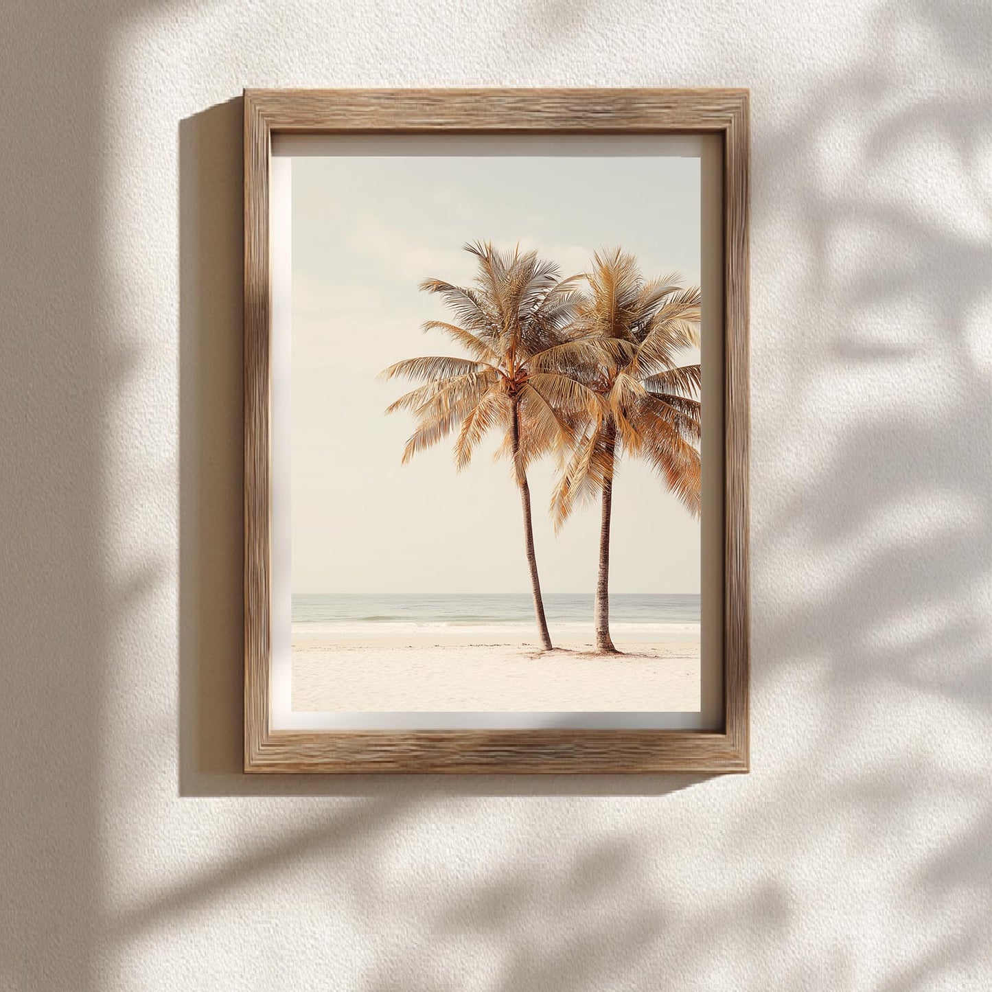 Modern Ocean Surfing Palm Trees
