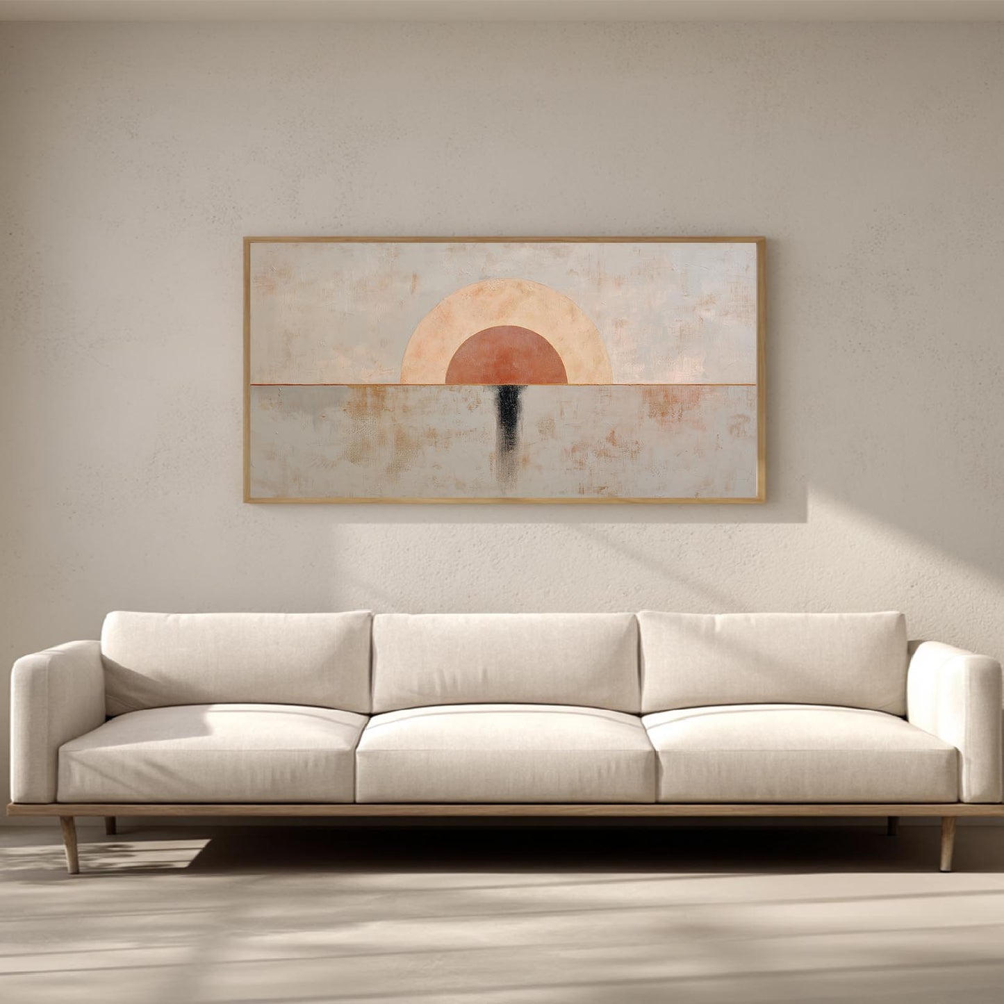 Abstract Geometry Beige Gray Black