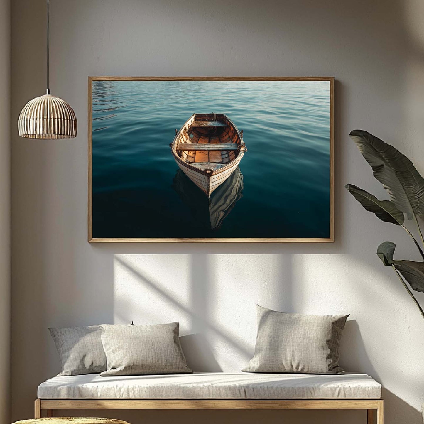 Abstract Landscape Sailboat