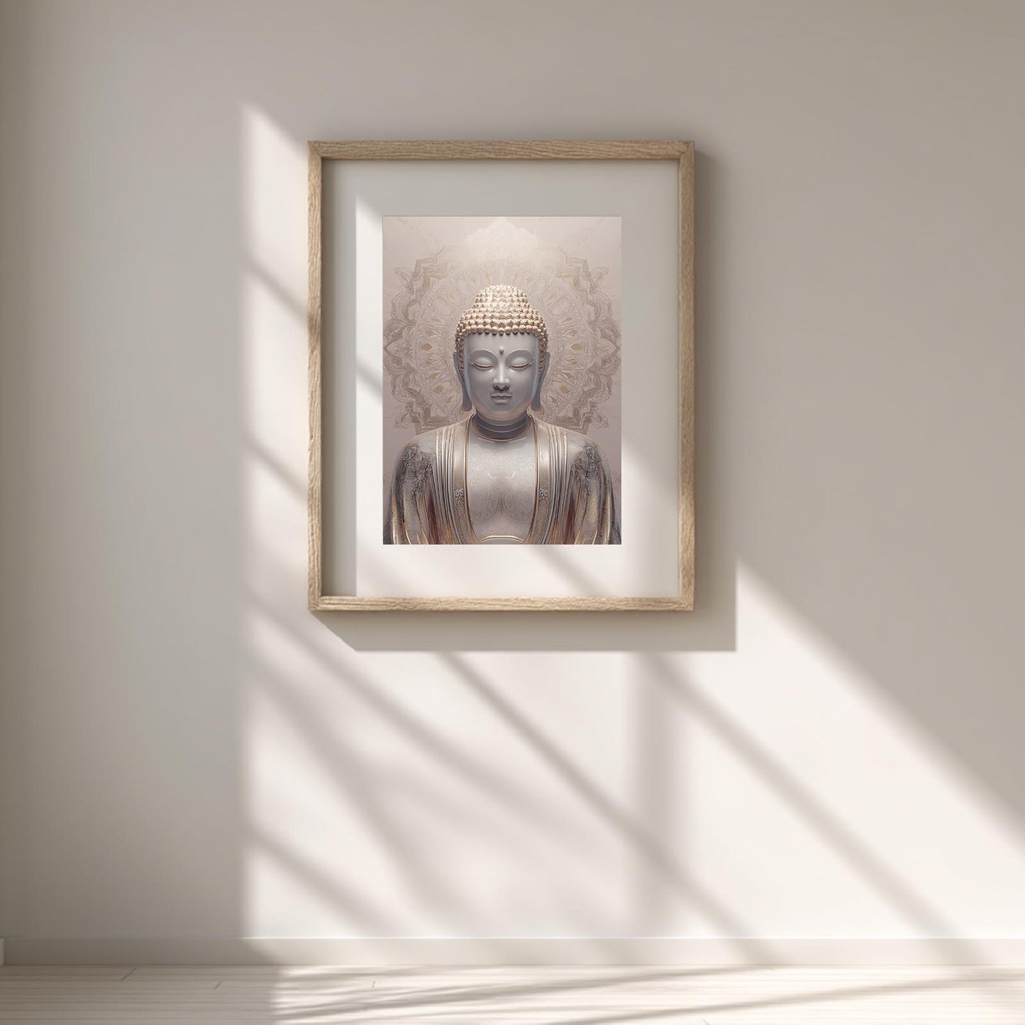 Meditating Buddha Abstract