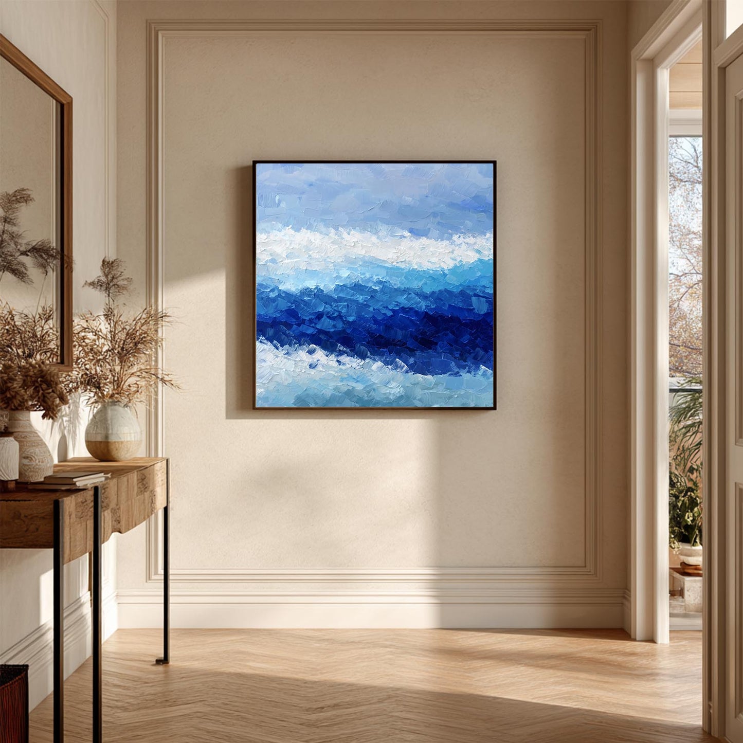 Abstract Blue Waves