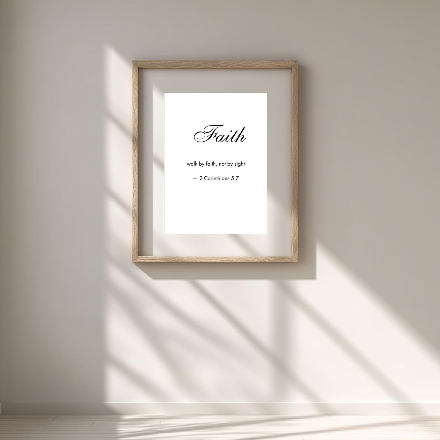 Faith Hope Love Bible Minimalist