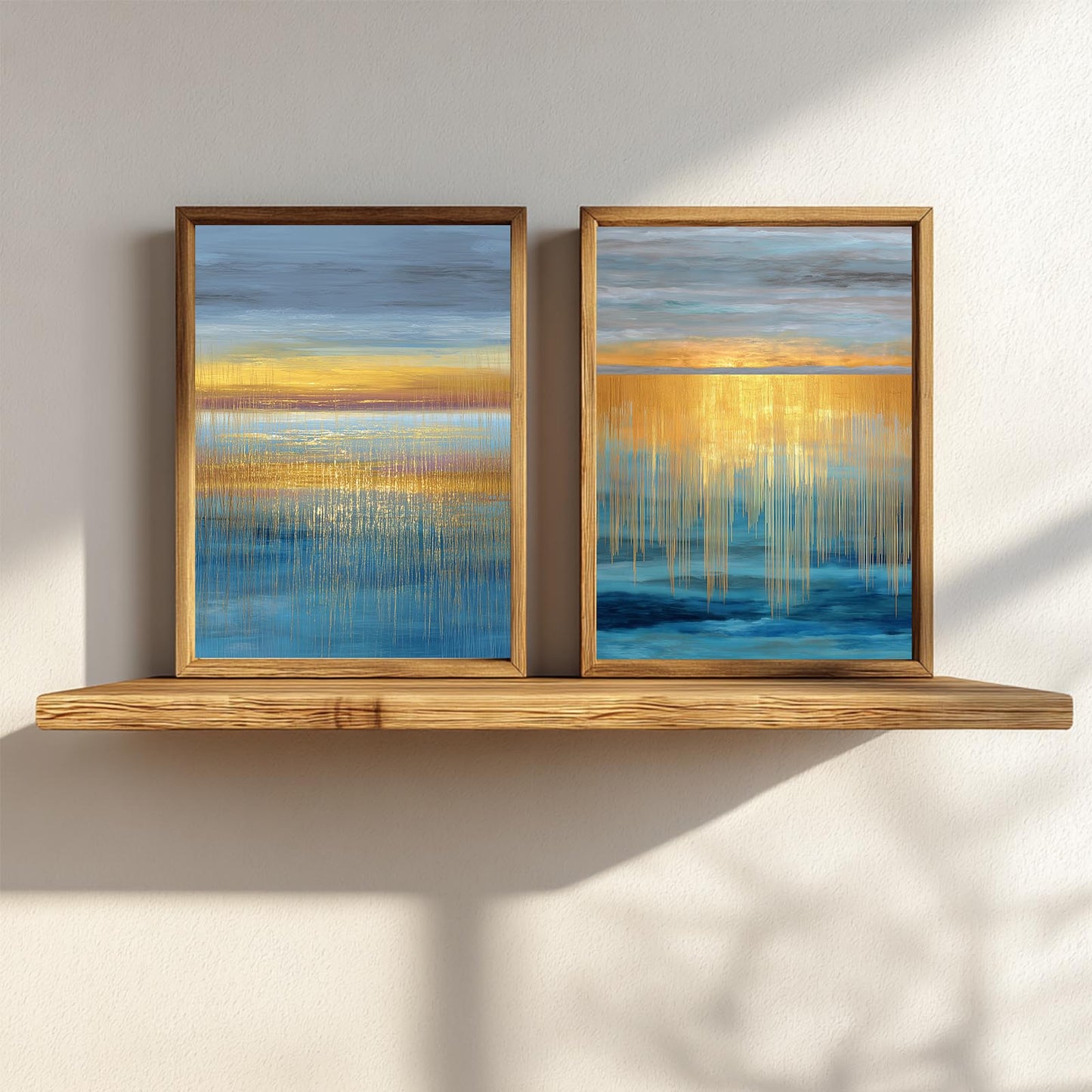 Sunset Ocean Abstract Landscape