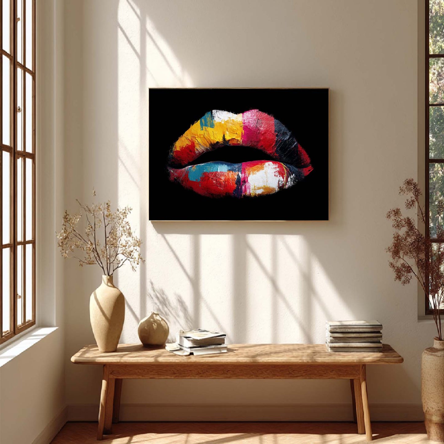 Colored Lips Abstract