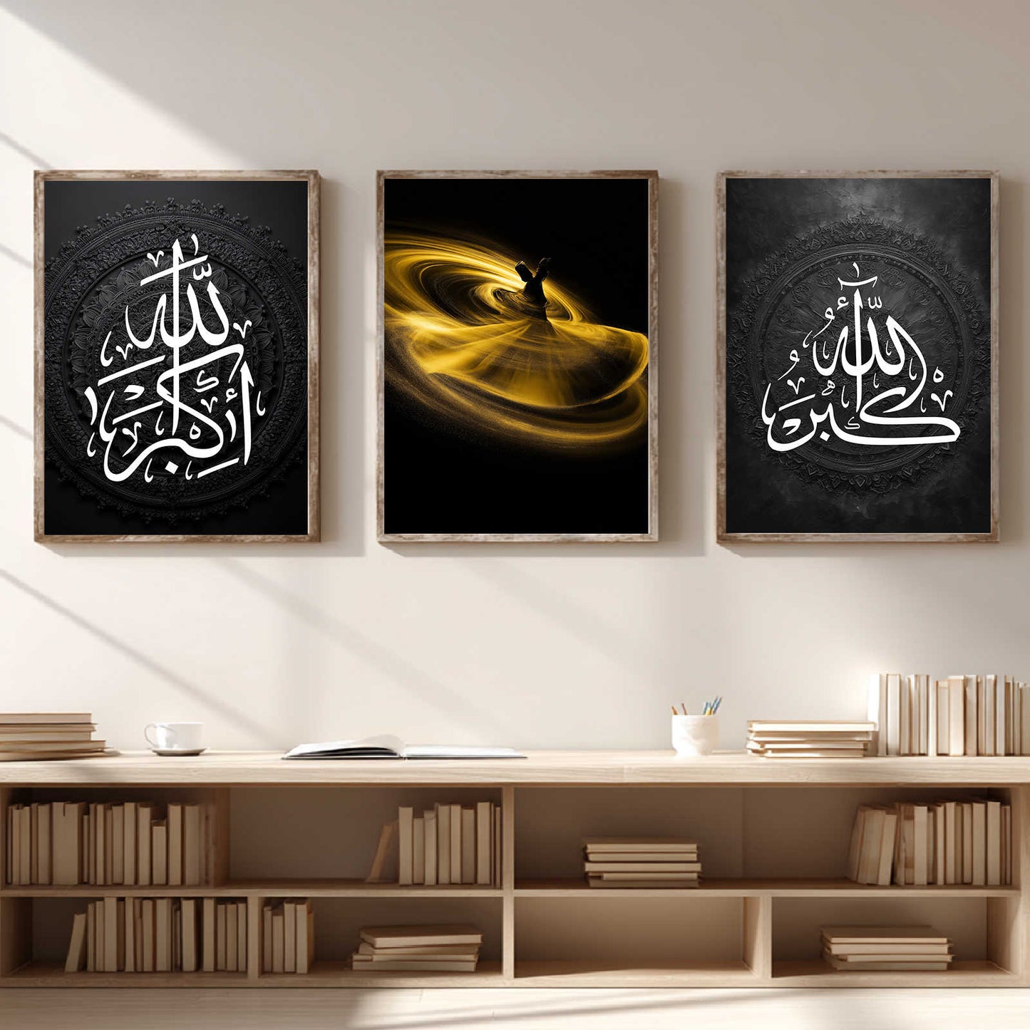 Modern Sufi Whirling Dervish Islamic Art