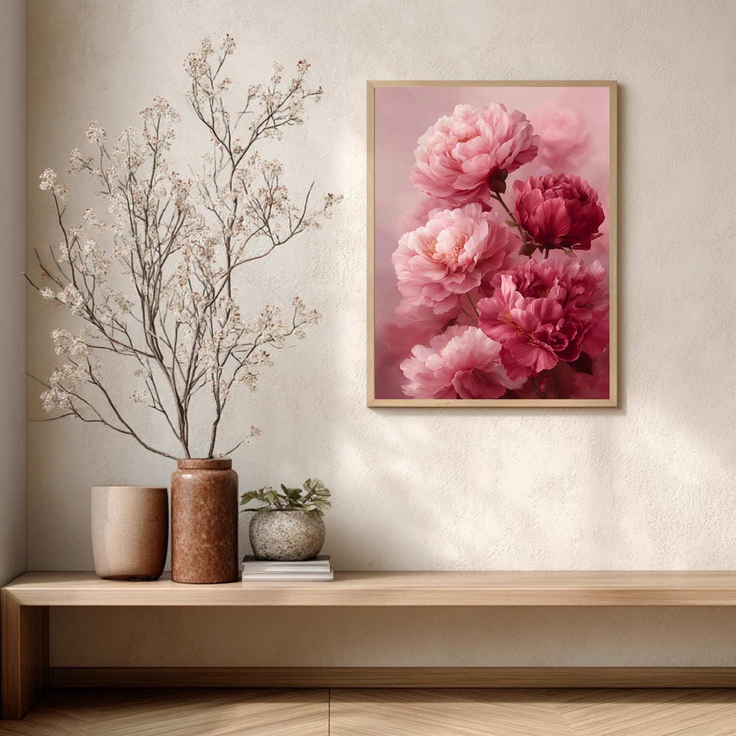 Abstract Pink Floral