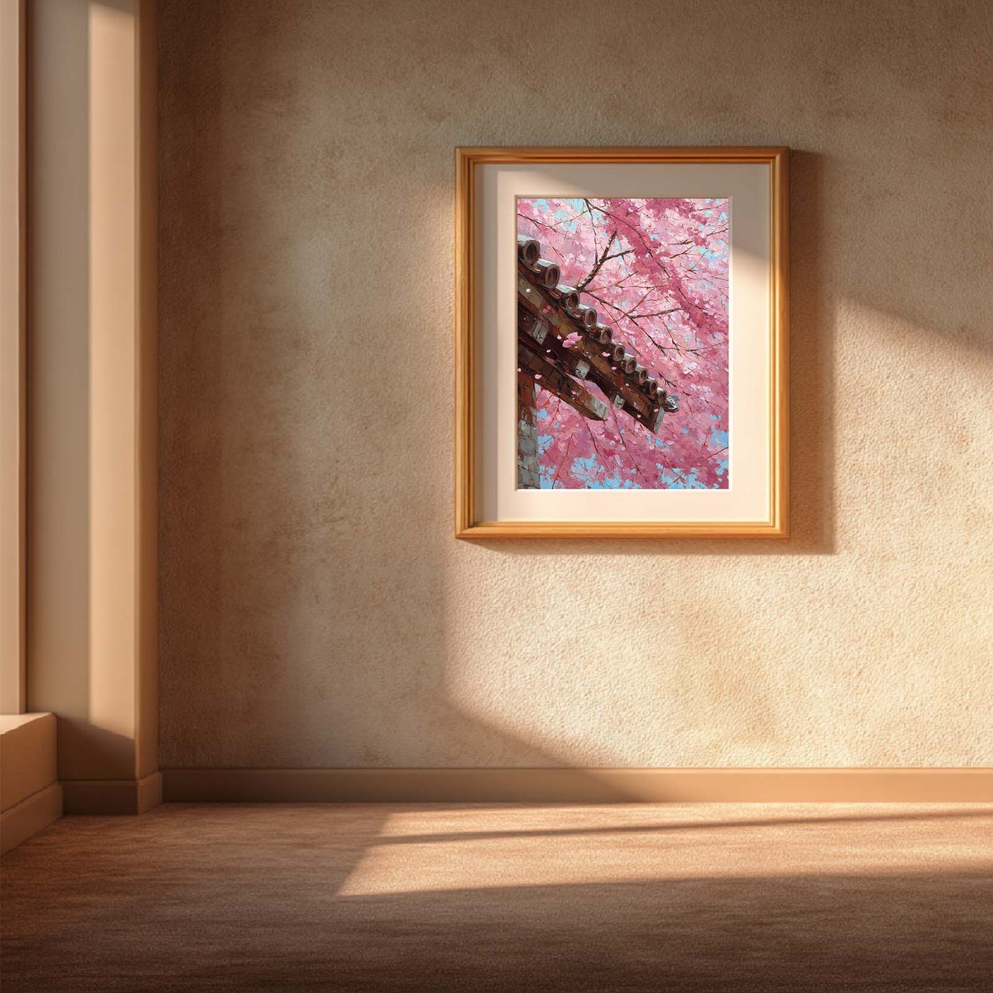 Japanese Style Spring Cherry Blossoms