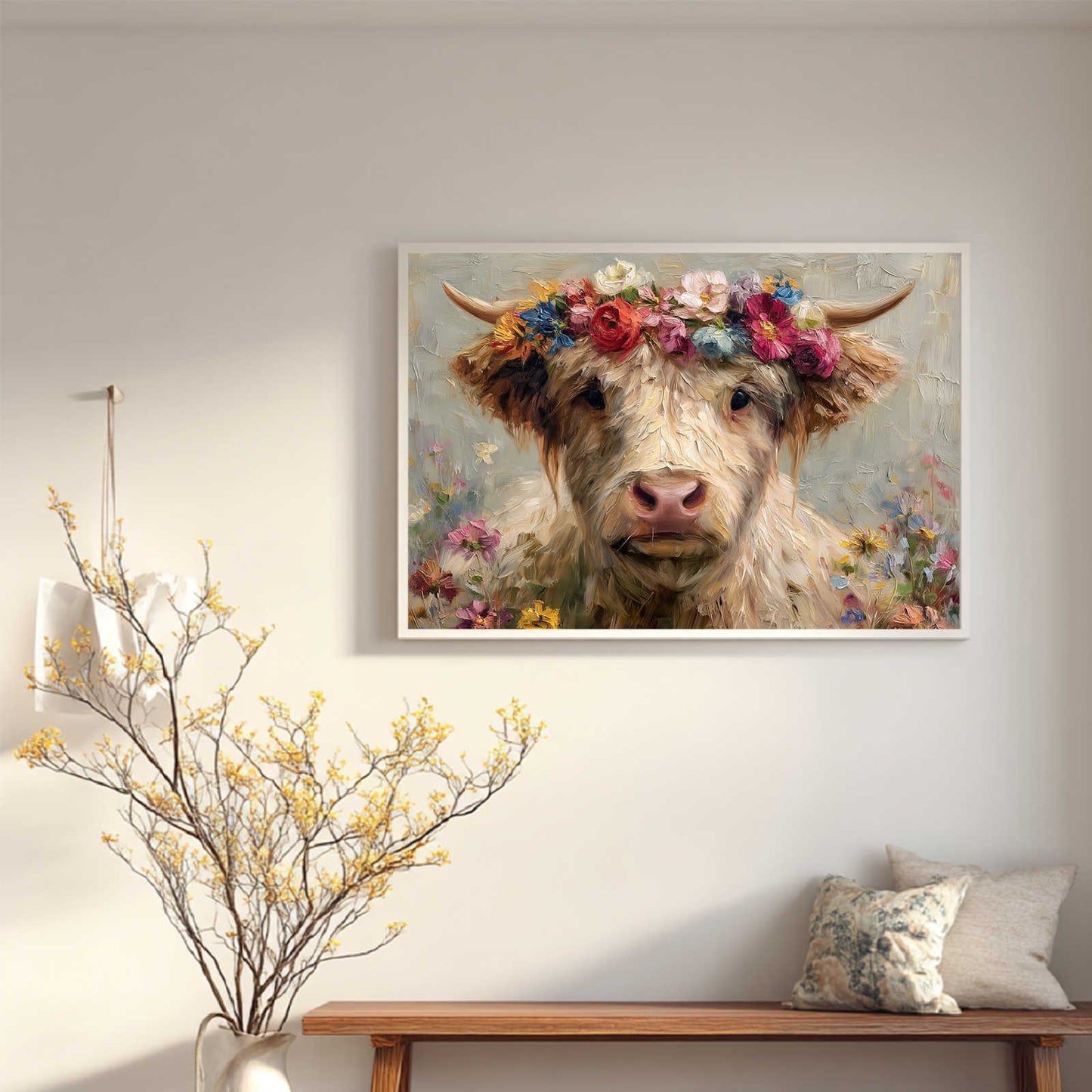 Abstract Animal Highland Cattle
