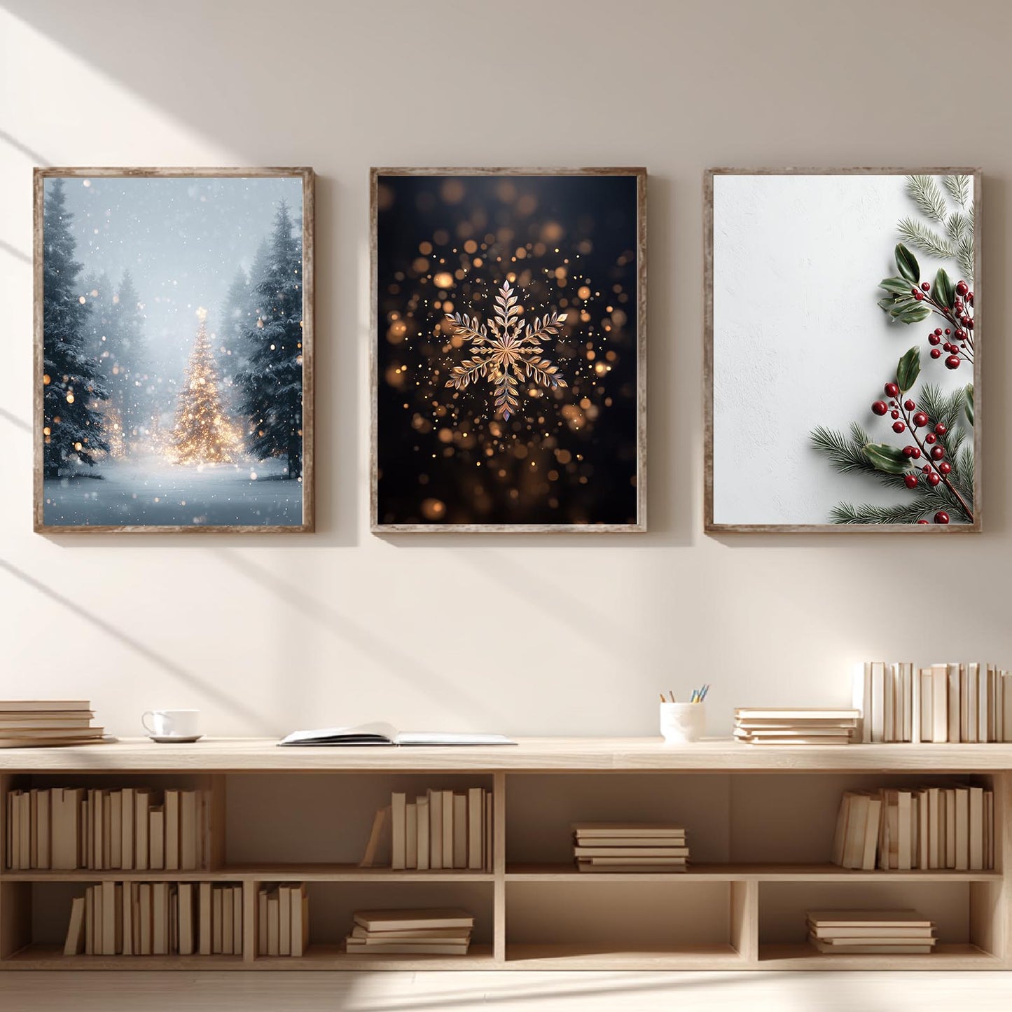 Christmas Winter Theme Abstract