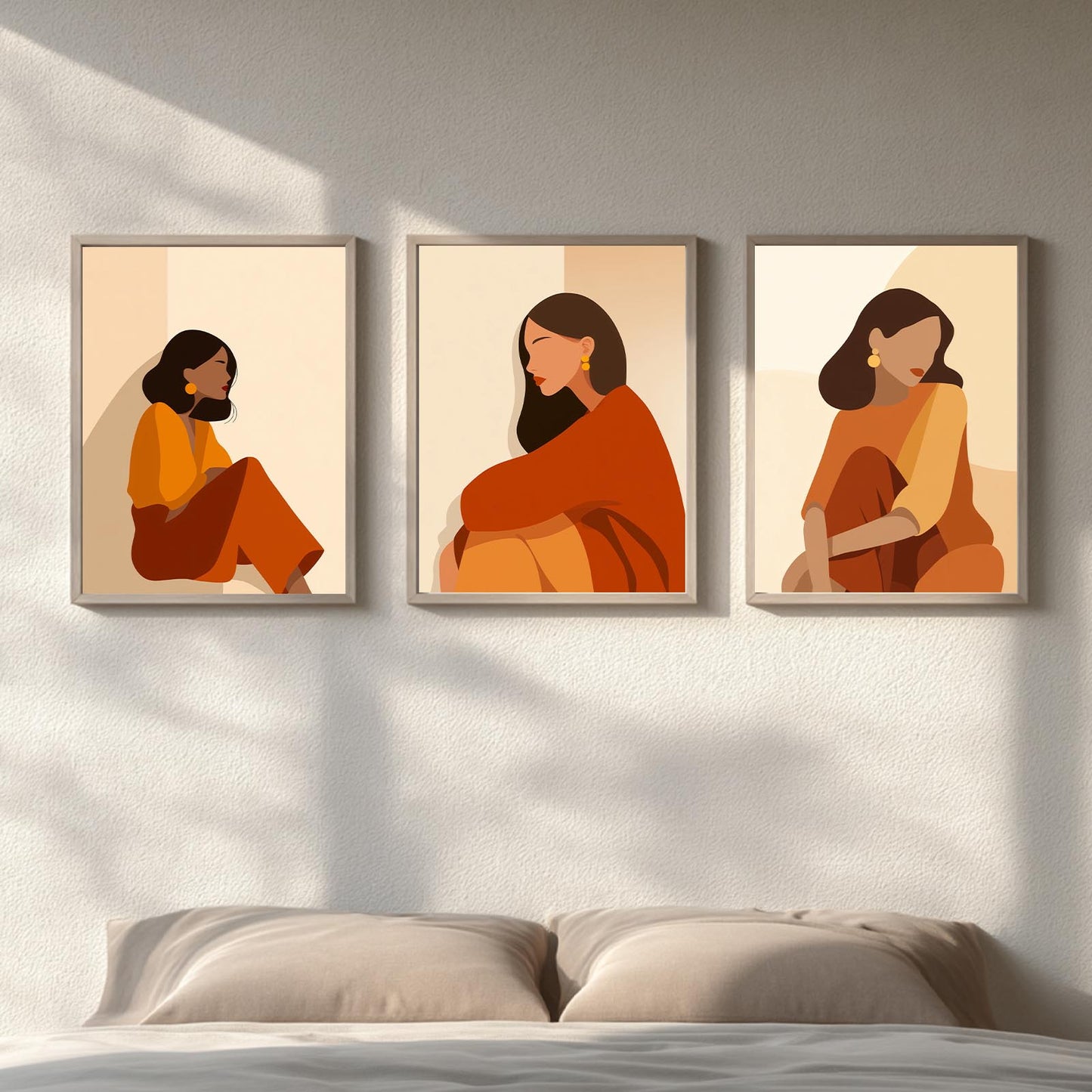 Abstract Female Portrait Line