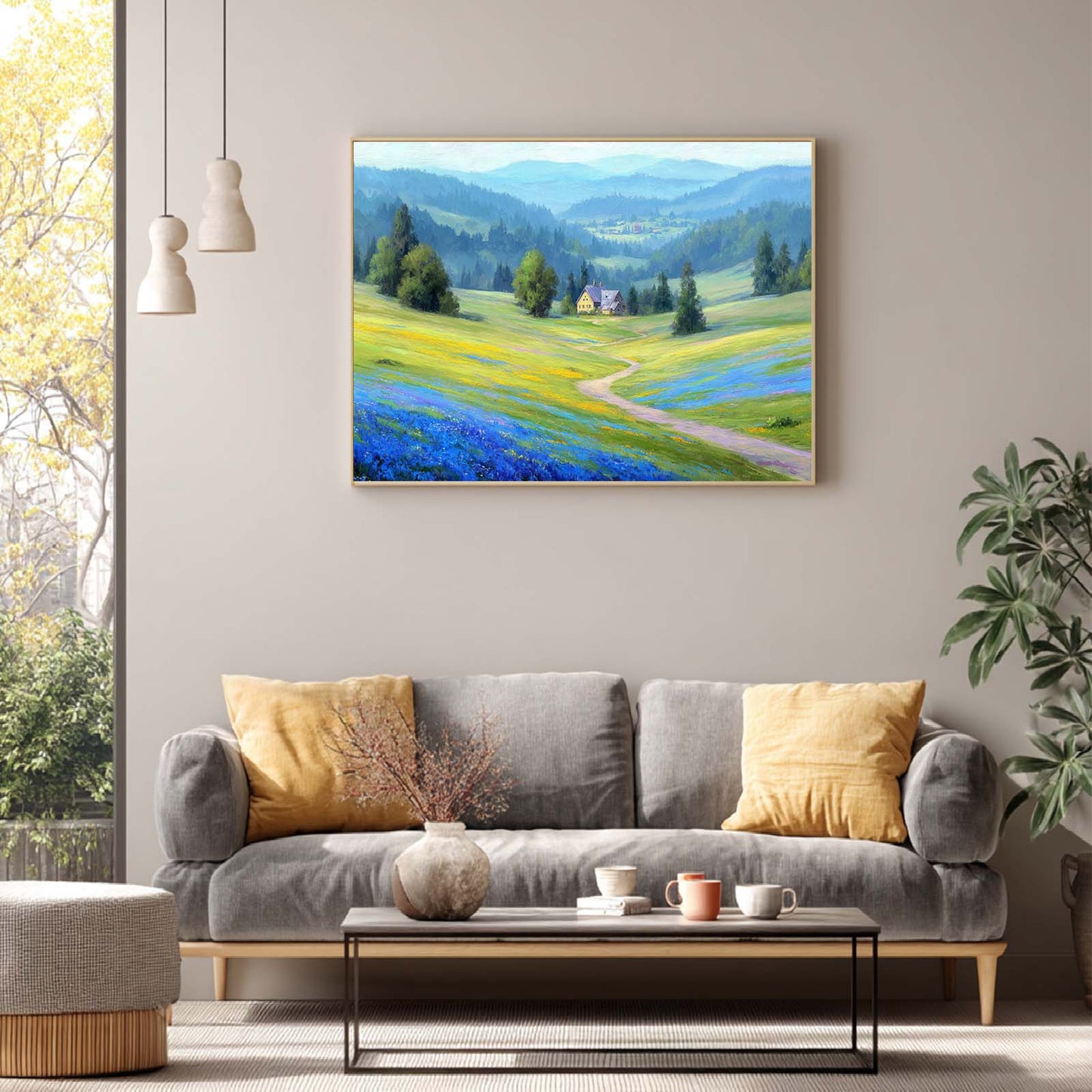 Abstract Landscape Oil Painting