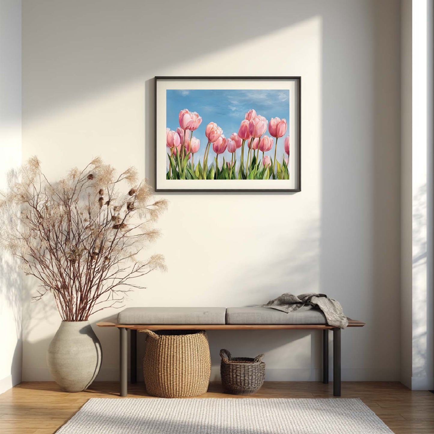 Spring Pink Flower Tulip