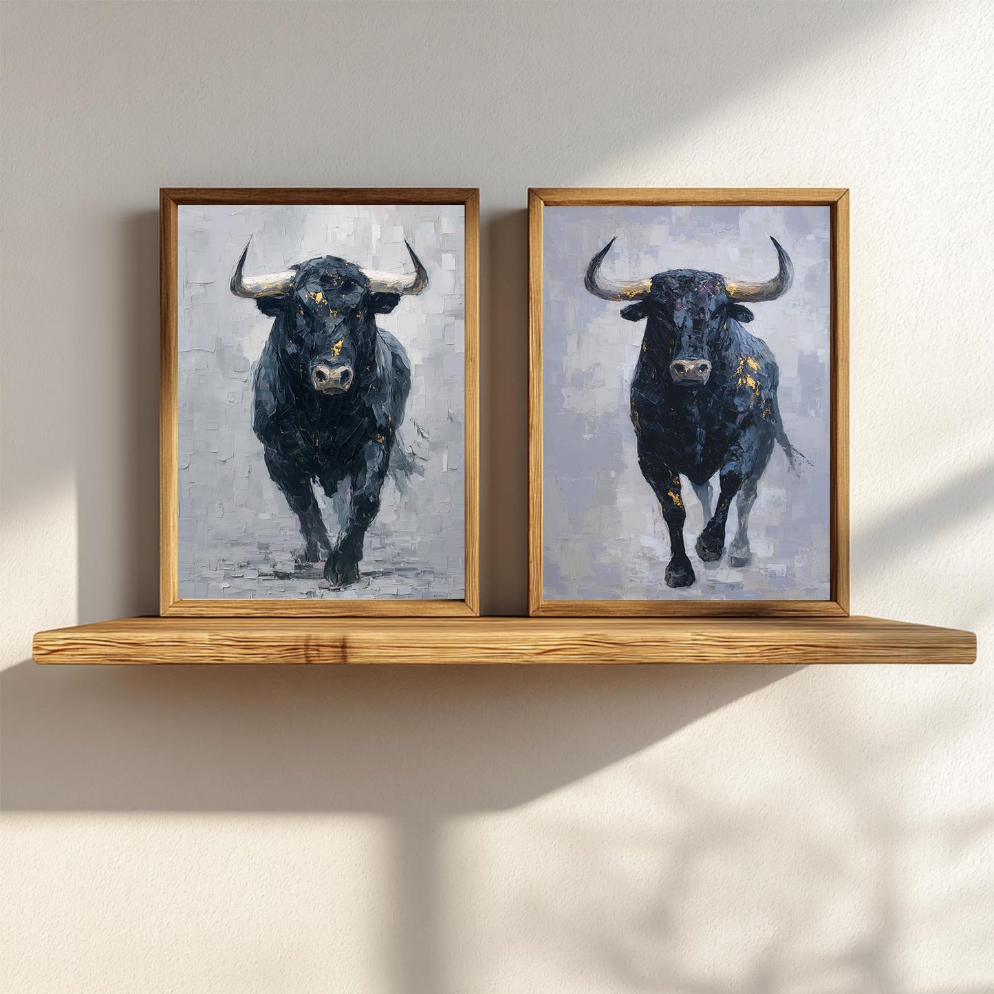 Abstract Animal Cow Black and White