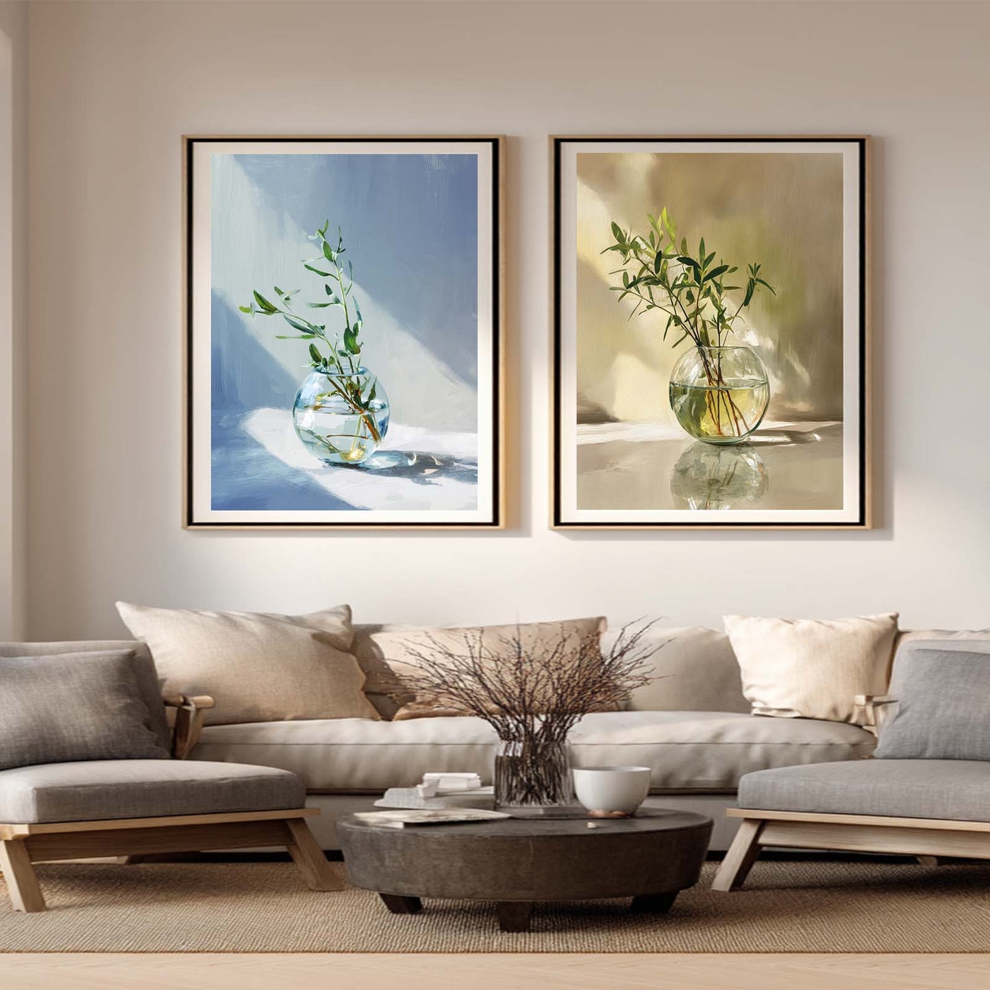 Abstract Plants Sage