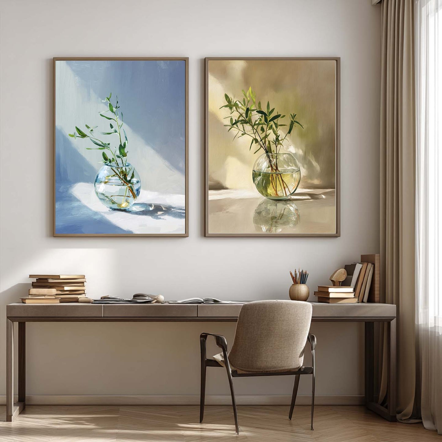 Abstract Plants Sage