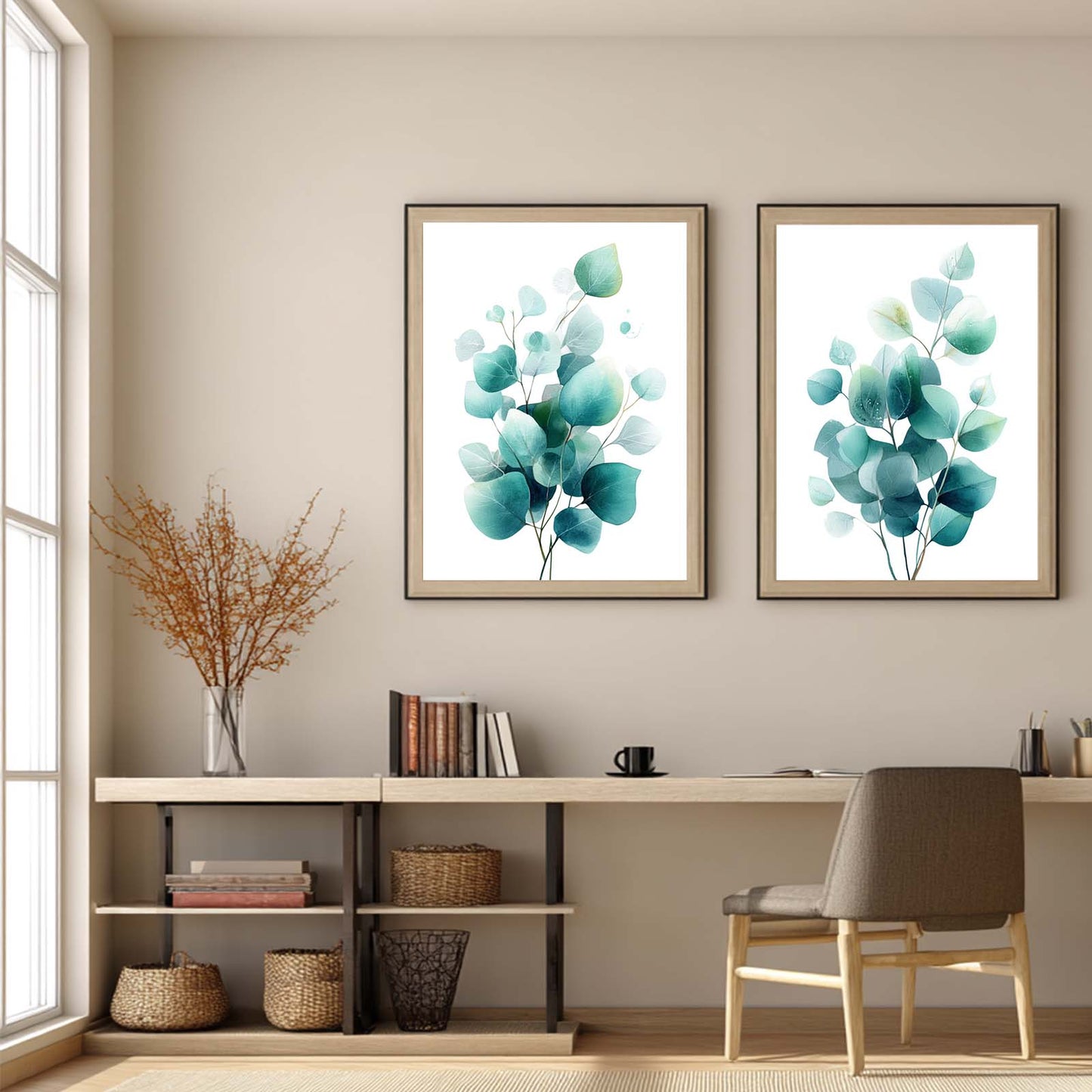 Abstract Plants Eucalyptus Leaves