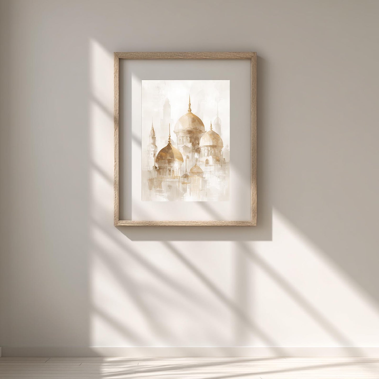 Abstract Beige Islamic Architecture