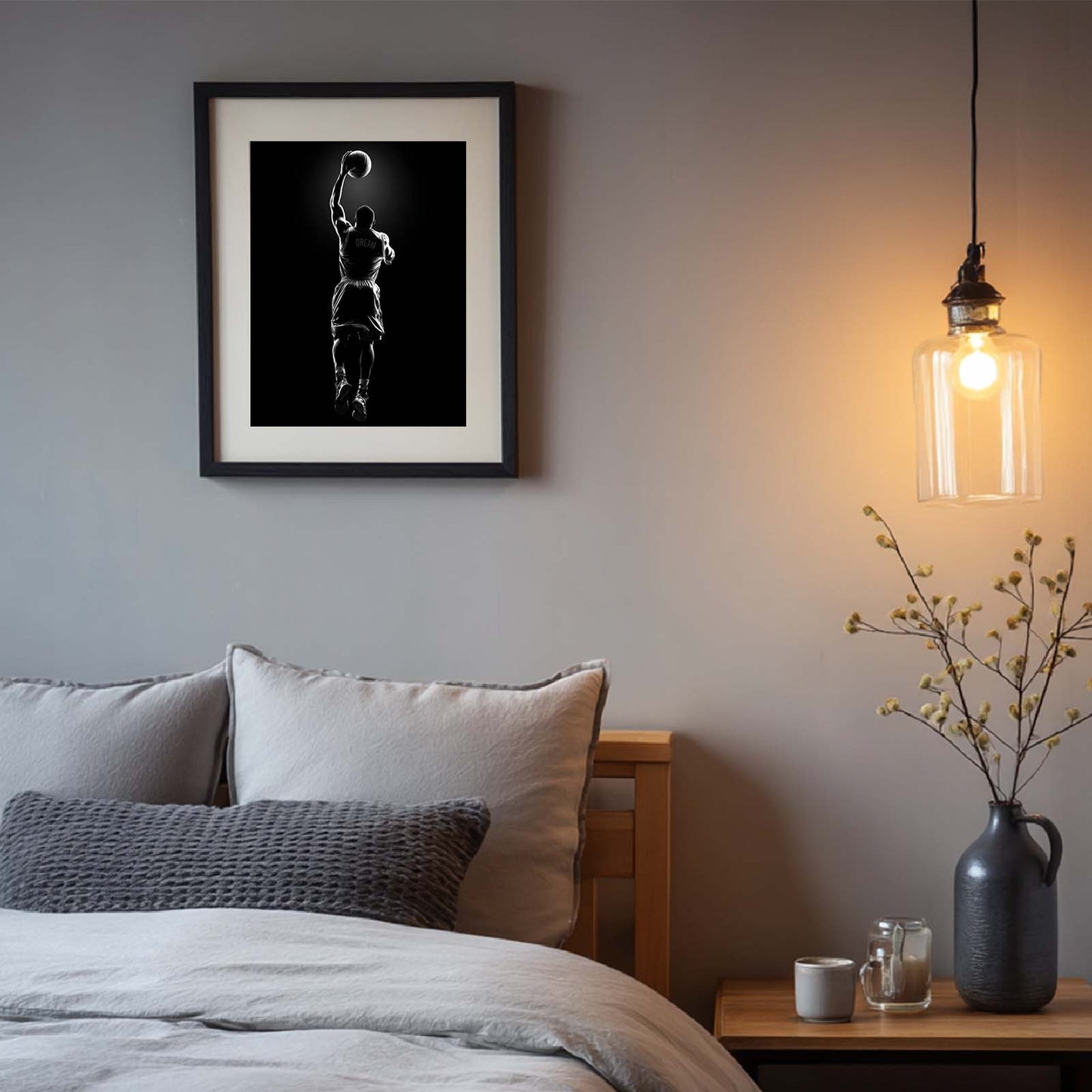 Black White Basketball Sport