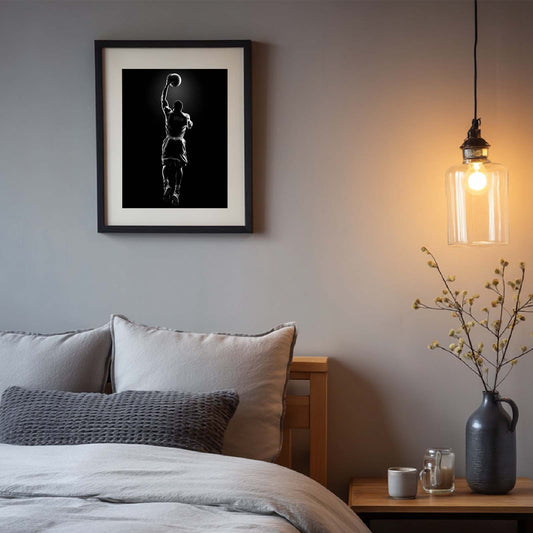 Black White Basketball Sport