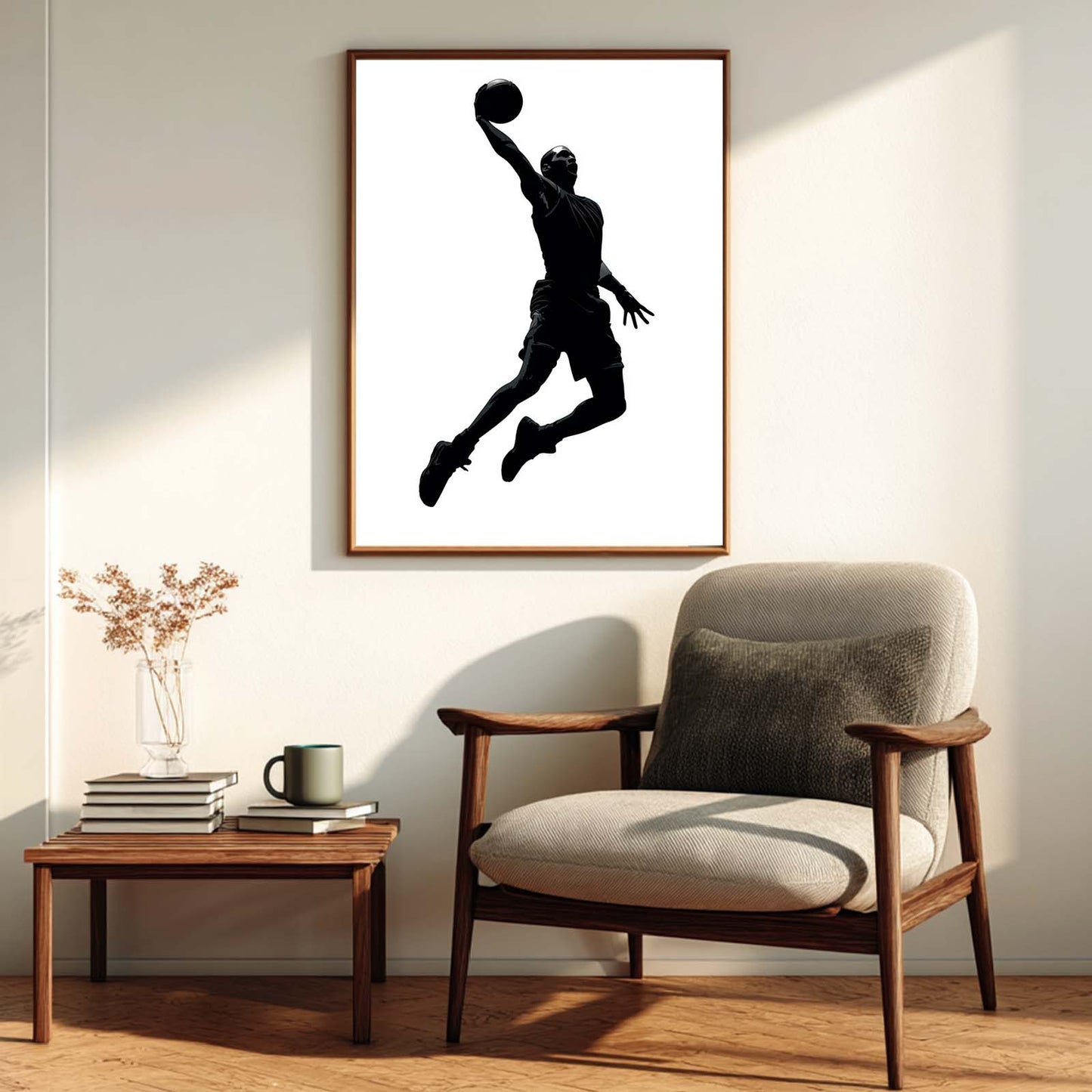 Black and White Basketball Sport