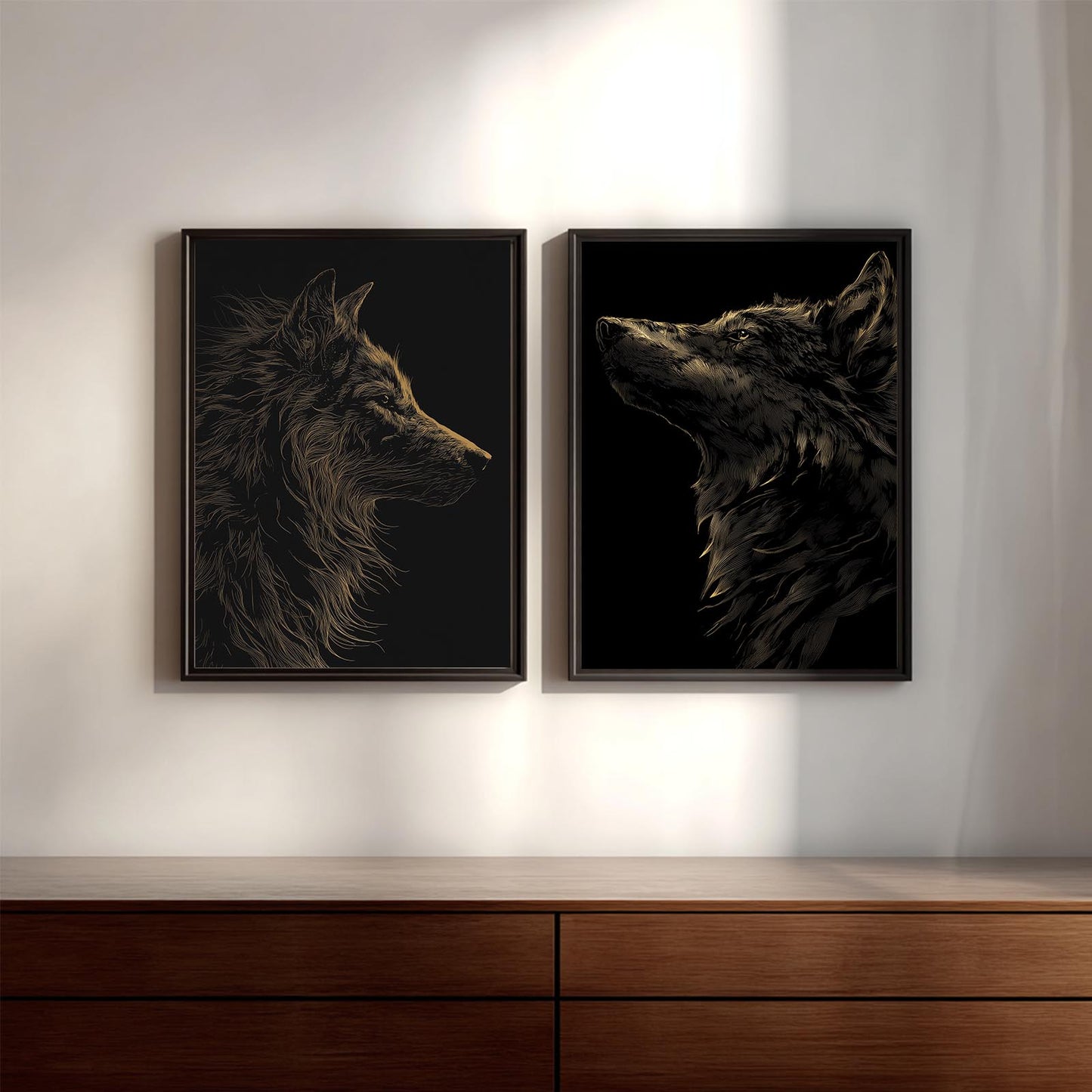 Animal Portraits Minimalist Abstract