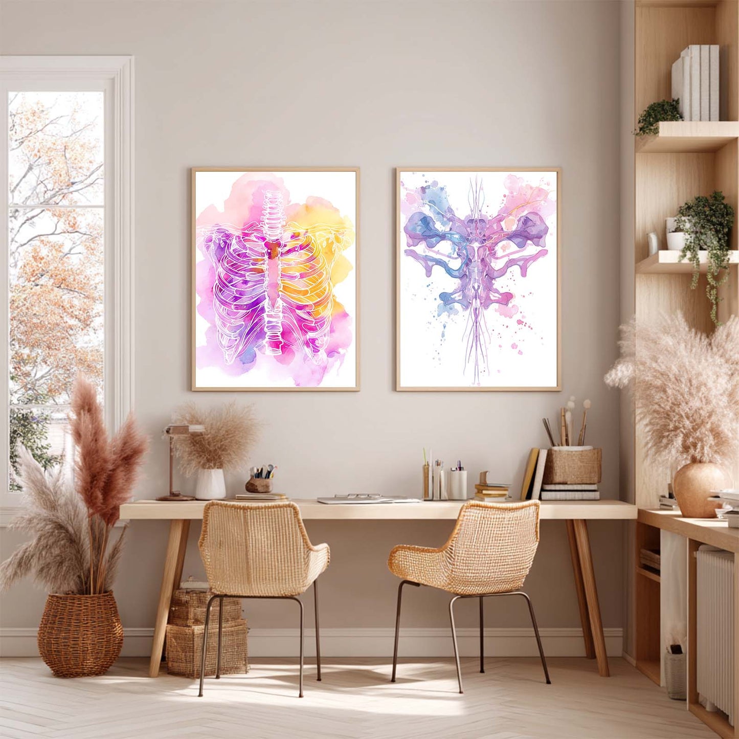 Watercolor Human Anatomy