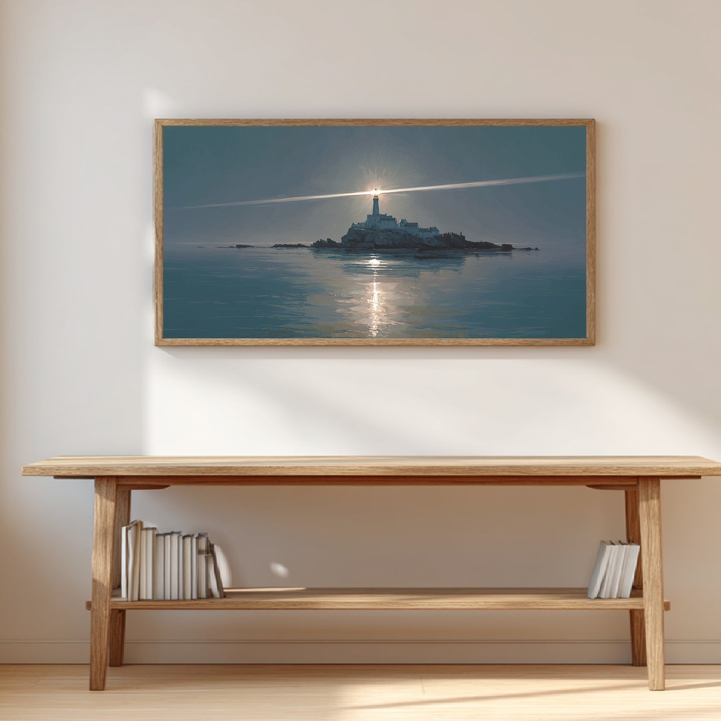 Abstract Landscape The Sea Lighthouse