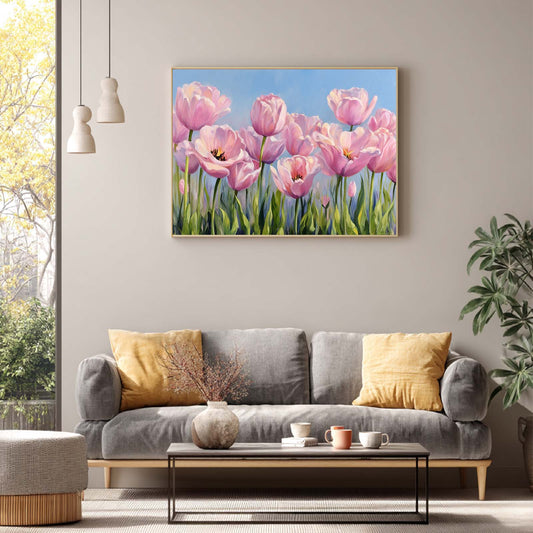 Spring Pink Flower Tulip