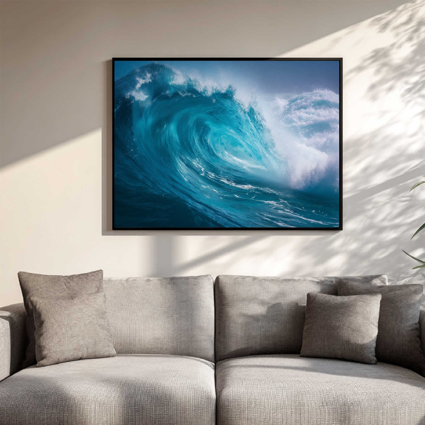 Modern Blue Sea Waves