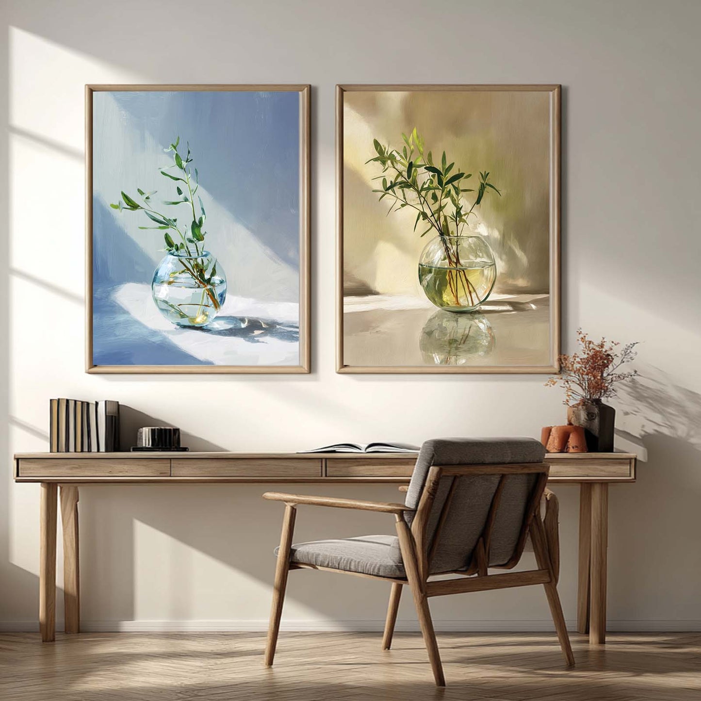 Abstract Plants Sage